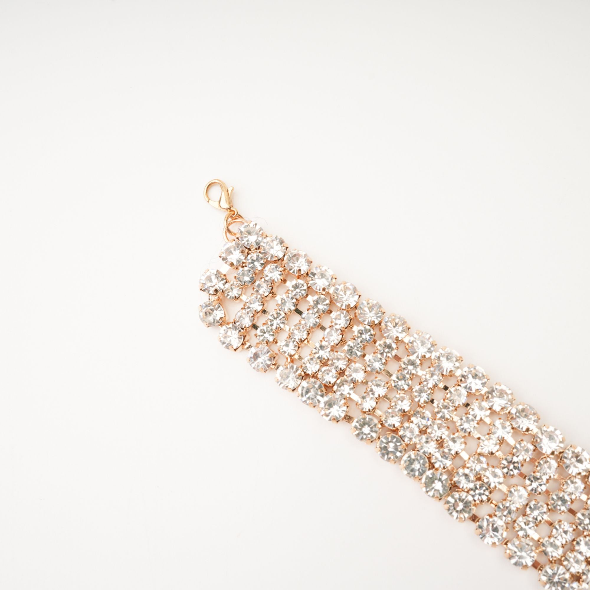 Rosalee crystal layered necklace