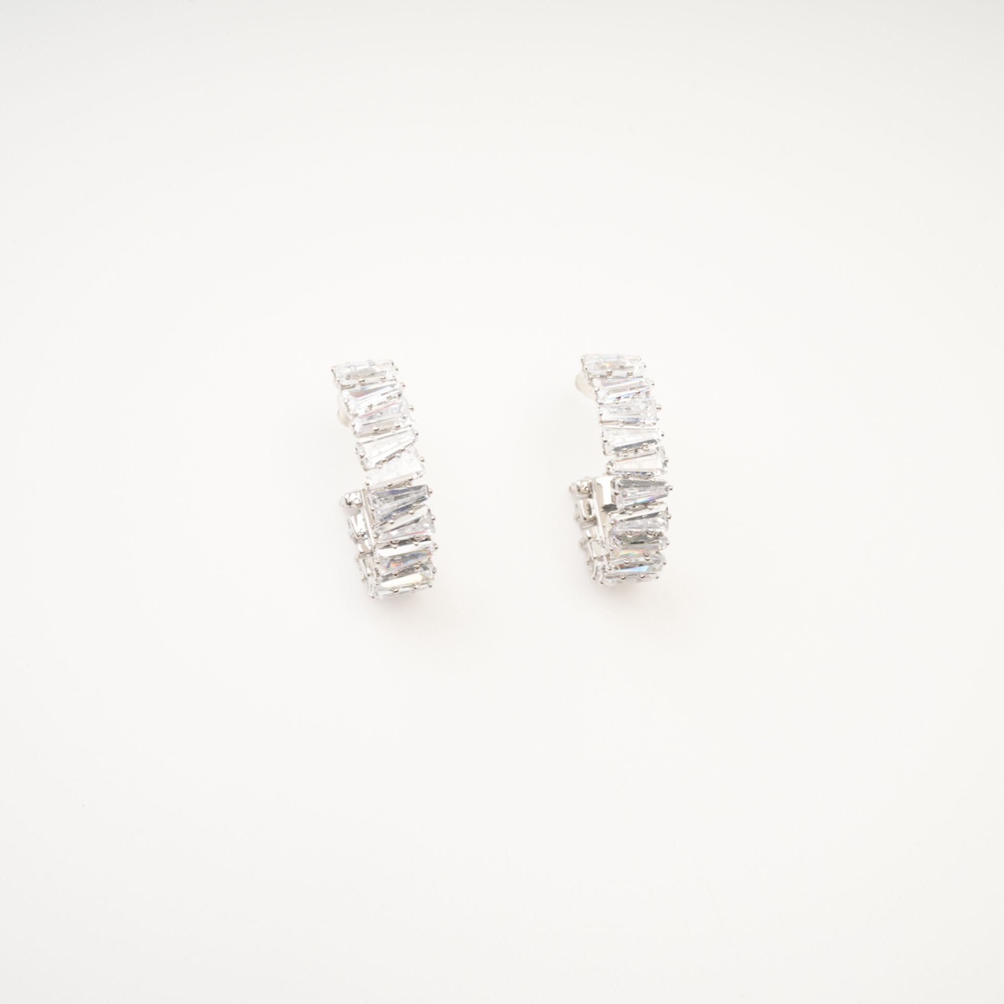 Ysabella crystal-embellished hoop earrings