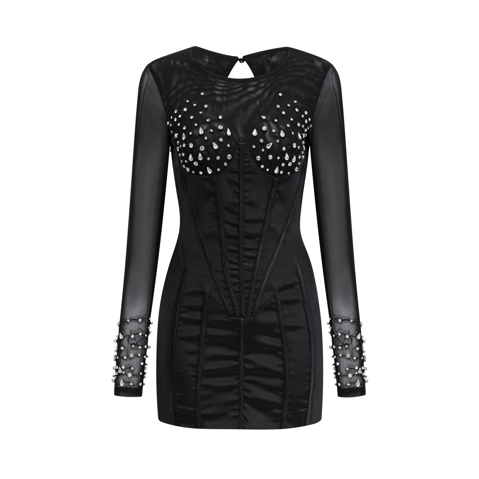 Ariane embellished corset dress