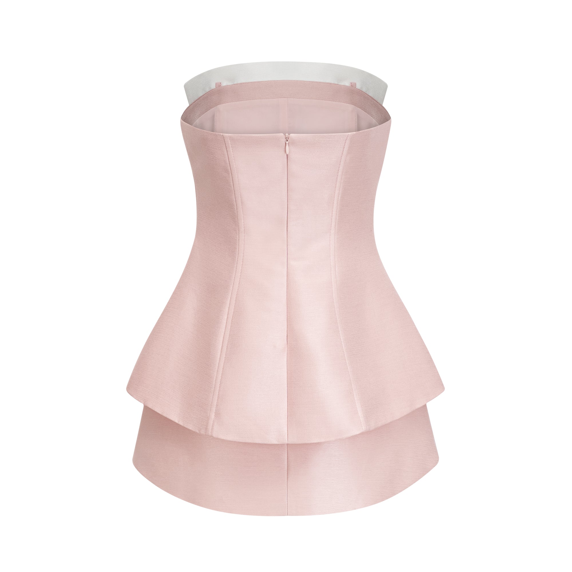 Élodie pink bowknot top & skirt matching set