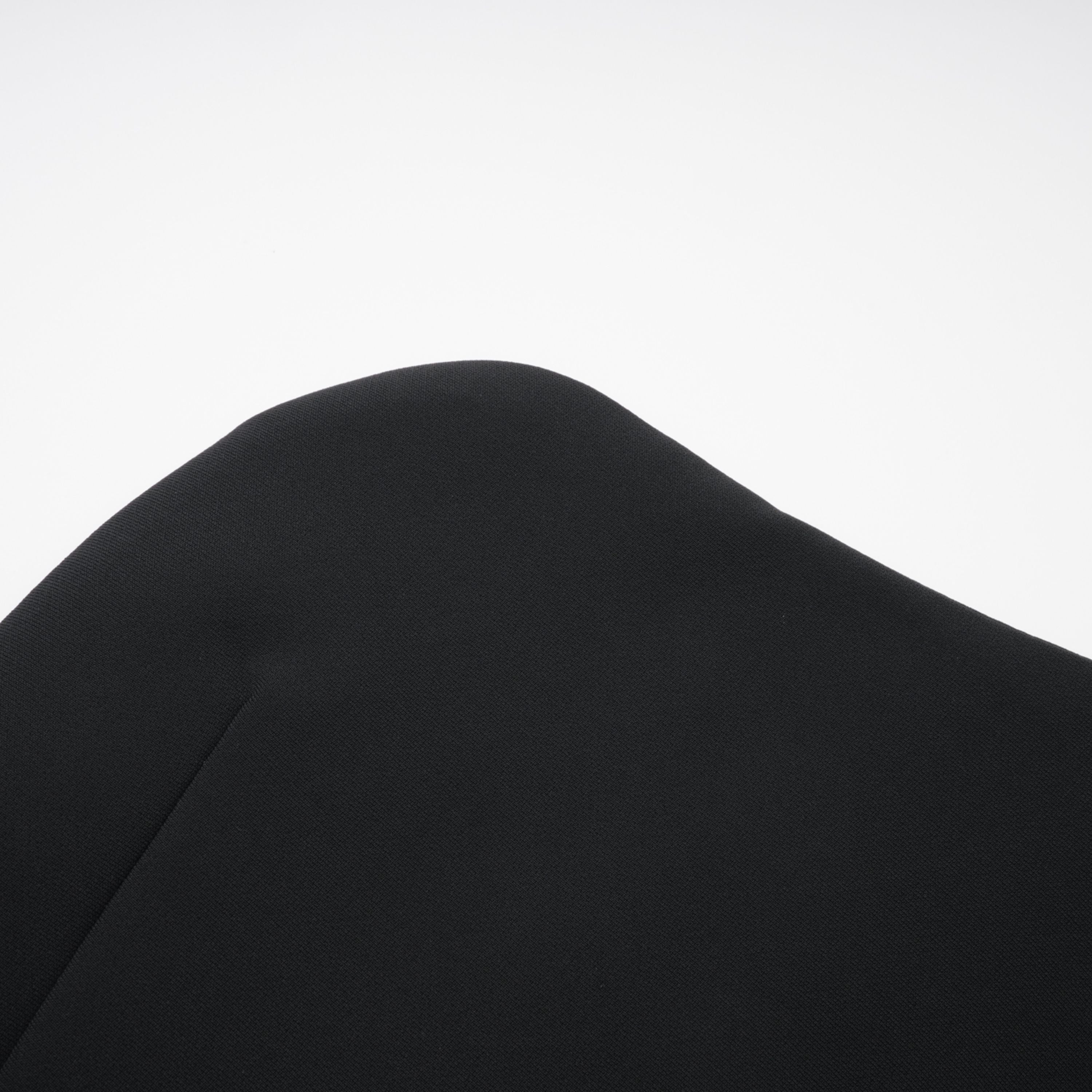 Shiva Black Structured Cape & Asymmetrical Skirt Set