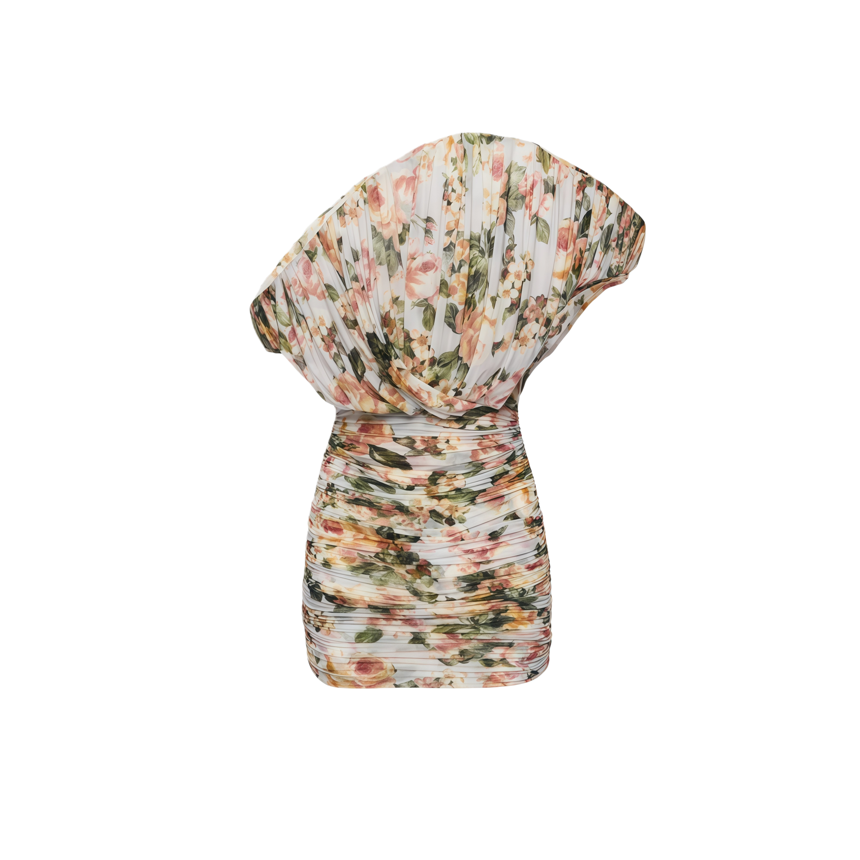 Felicia Grey asymmetrisches Minikleid mit Blumenmuster