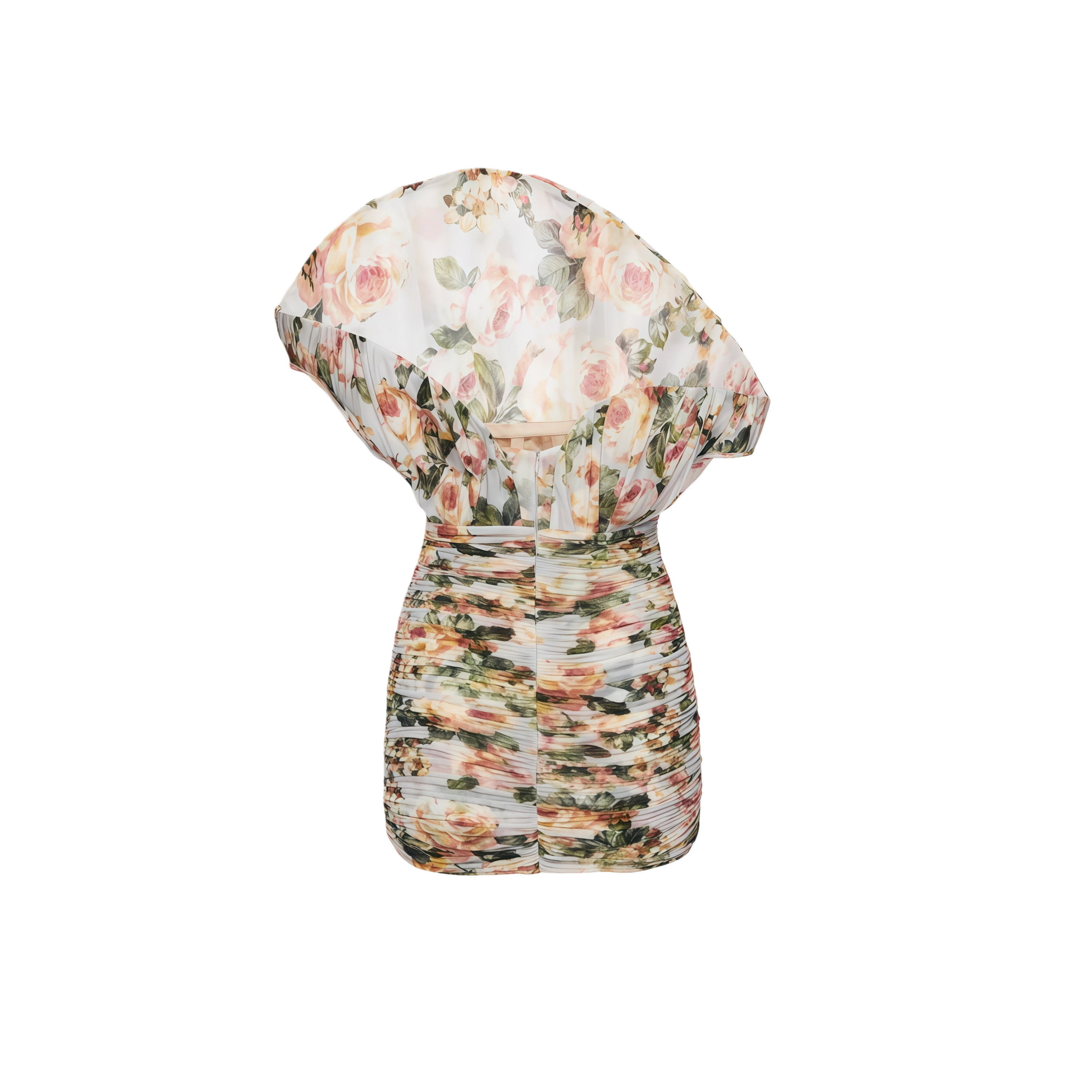 Felicia Grey asymmetrisches Minikleid mit Blumenmuster