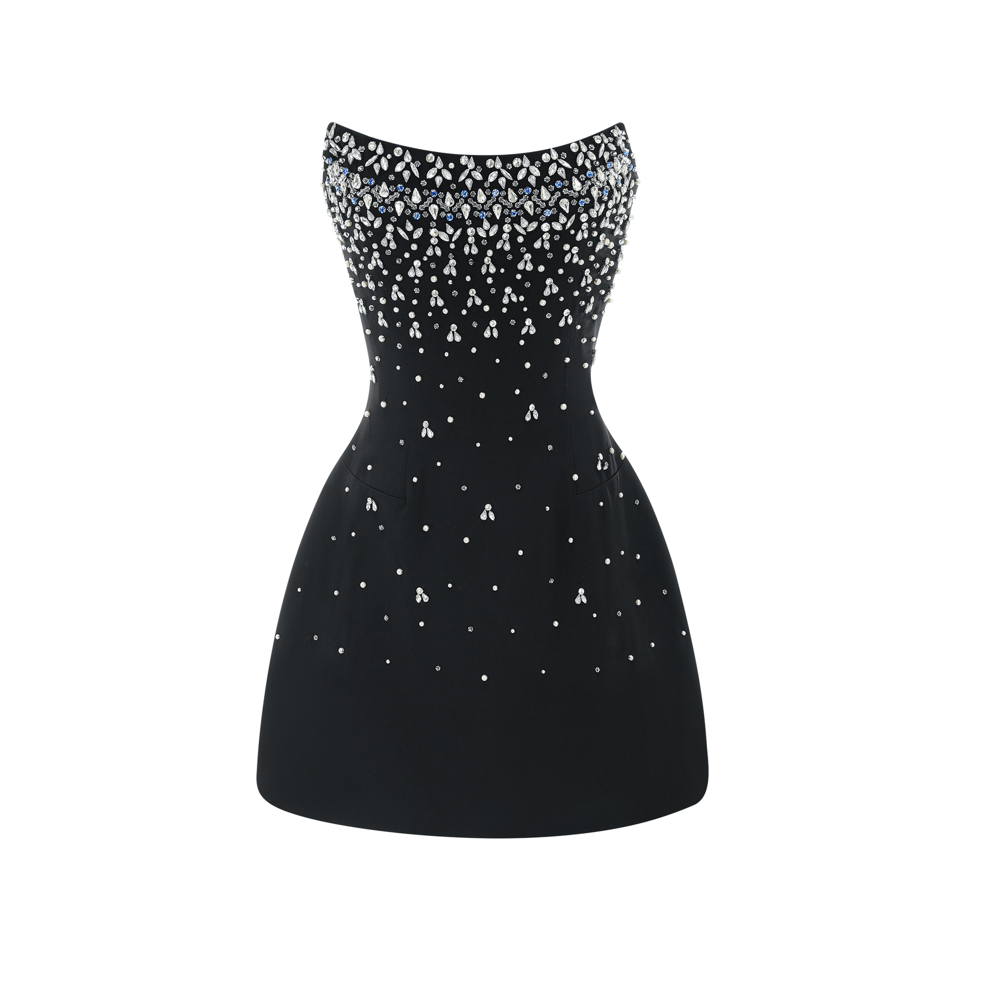 melisande white embellished mini dress Melisande Black embellished mini dress, XS / Black / Paris