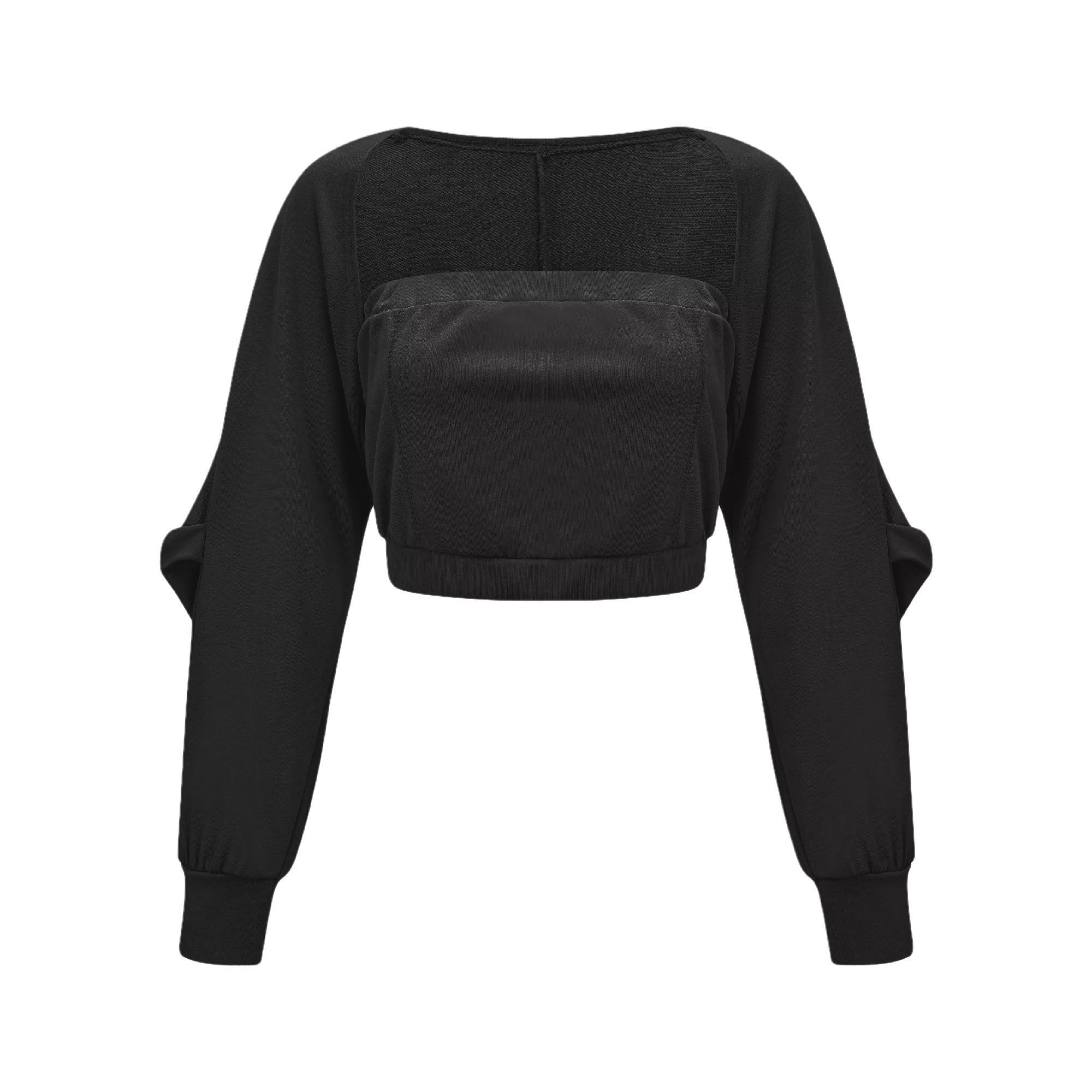 Eleven-cropped performance sweatshirt