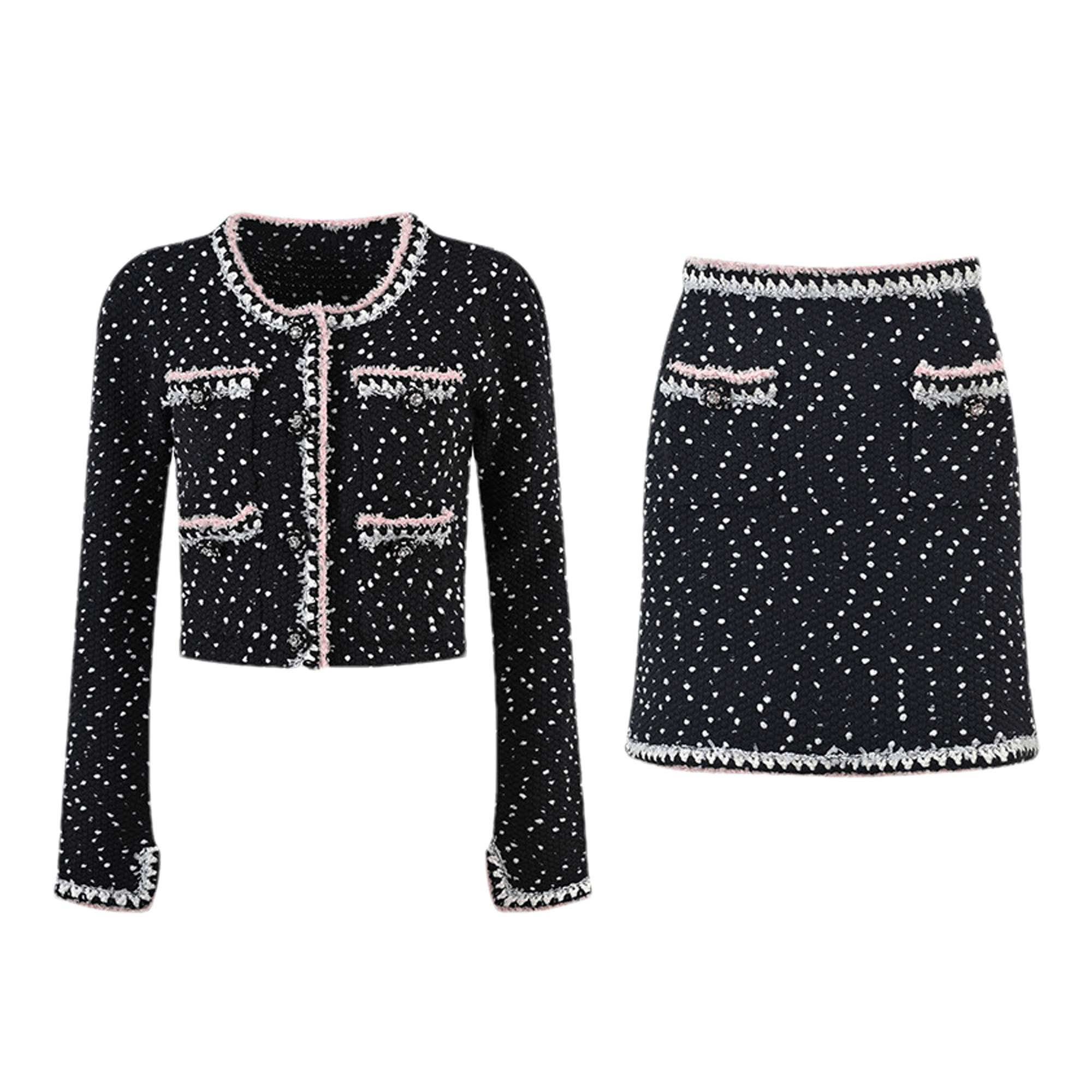 Alizée cropped jacket & skirt matching set - Miss Rosier - Women's Online Boutique