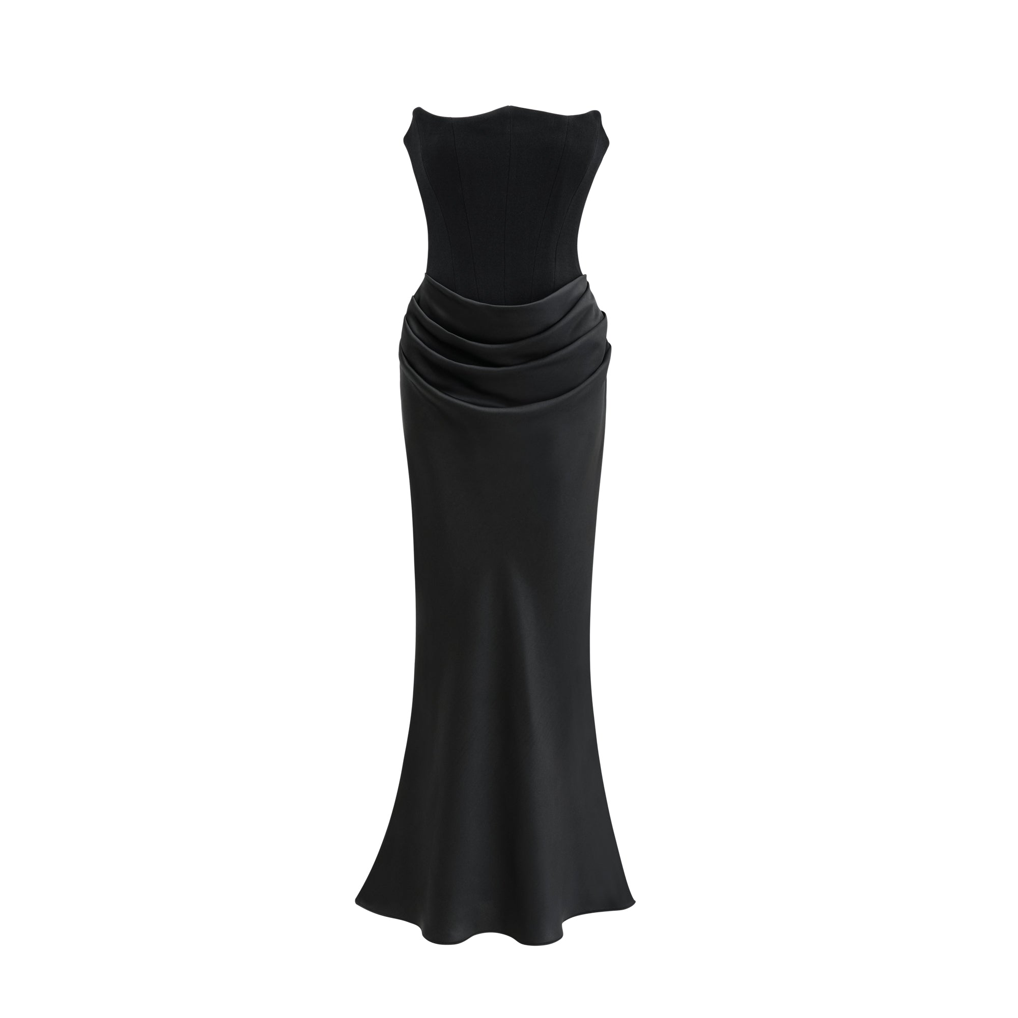 Aurore black off-shoulder maxi dress - Miss Rosier - Women's Online Boutique