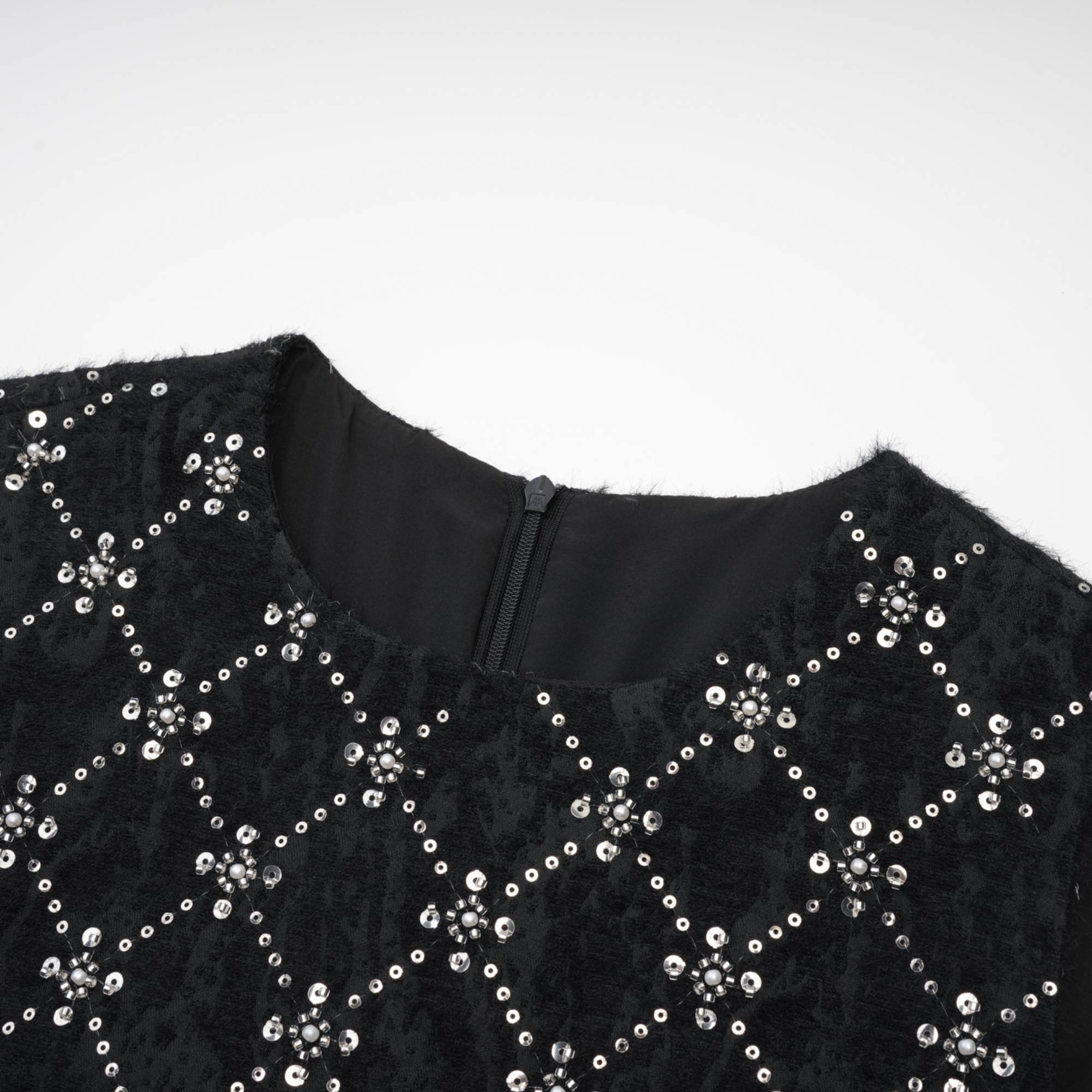 Bijoux crystal-embellished black mini dress - Miss Rosier - Women's Online Boutique