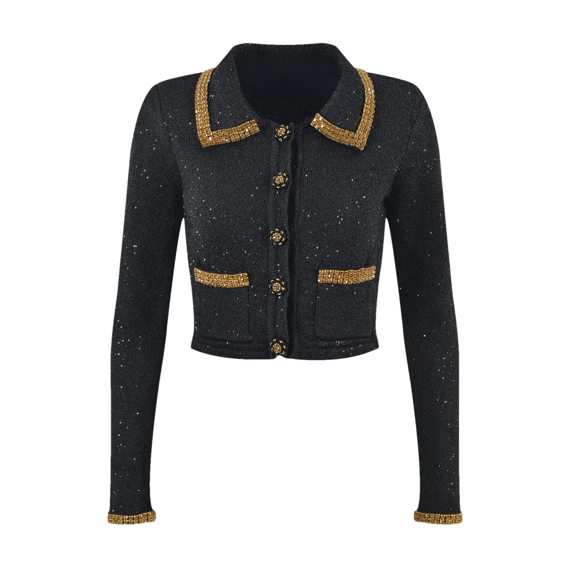 Blandine black sequin jacket & skirt matching set - Miss Rosier - Women's Online Boutique