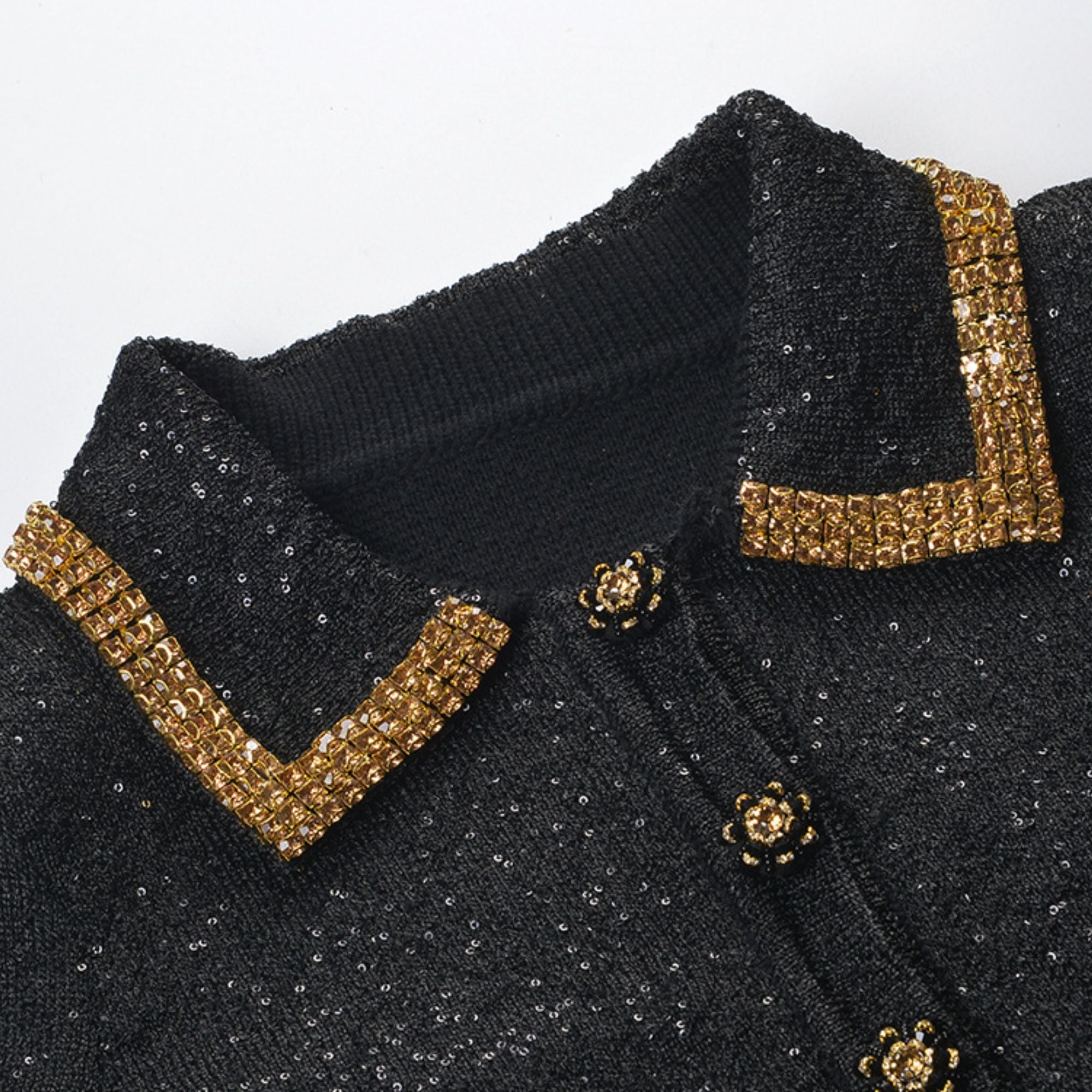 Blandine black sequin jacket & skirt matching set - Miss Rosier - Women's Online Boutique