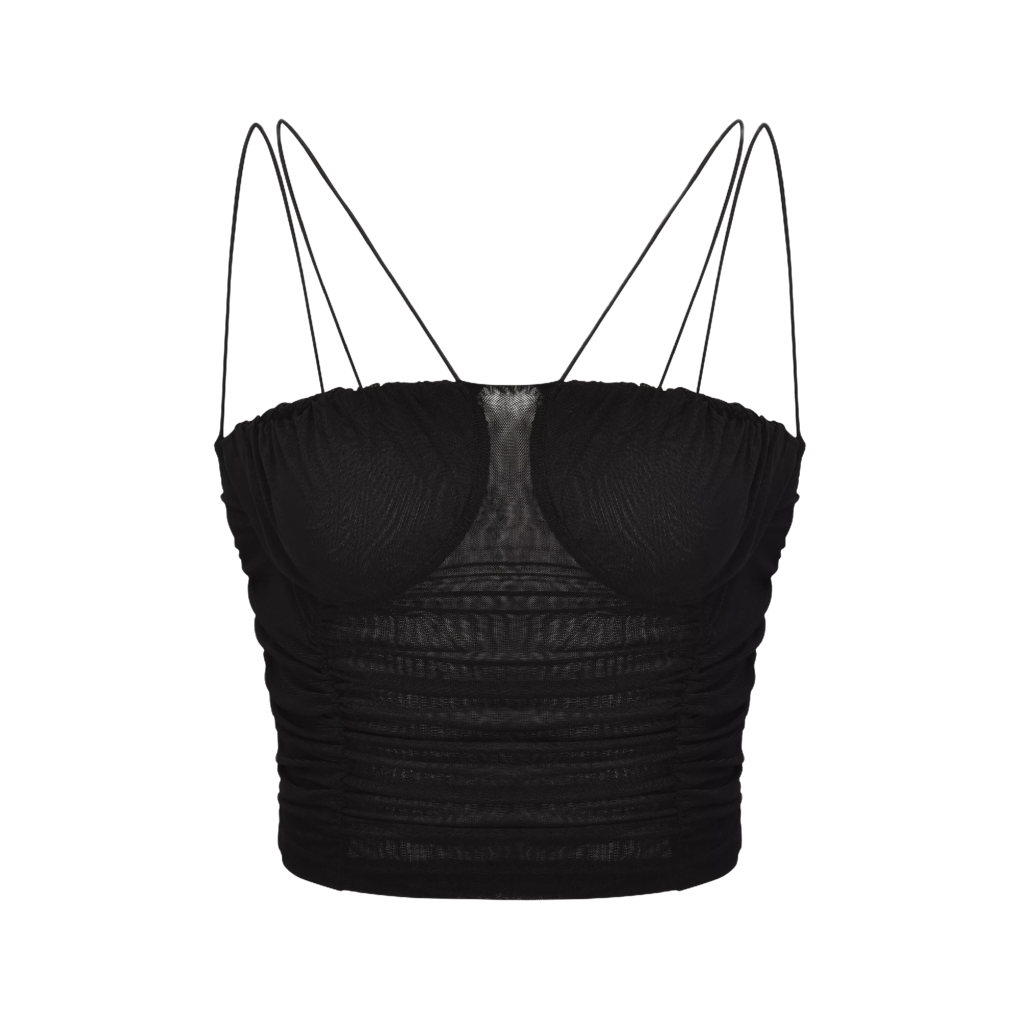 Bustier spaghetti-strap crop top - itsy, it‘s different