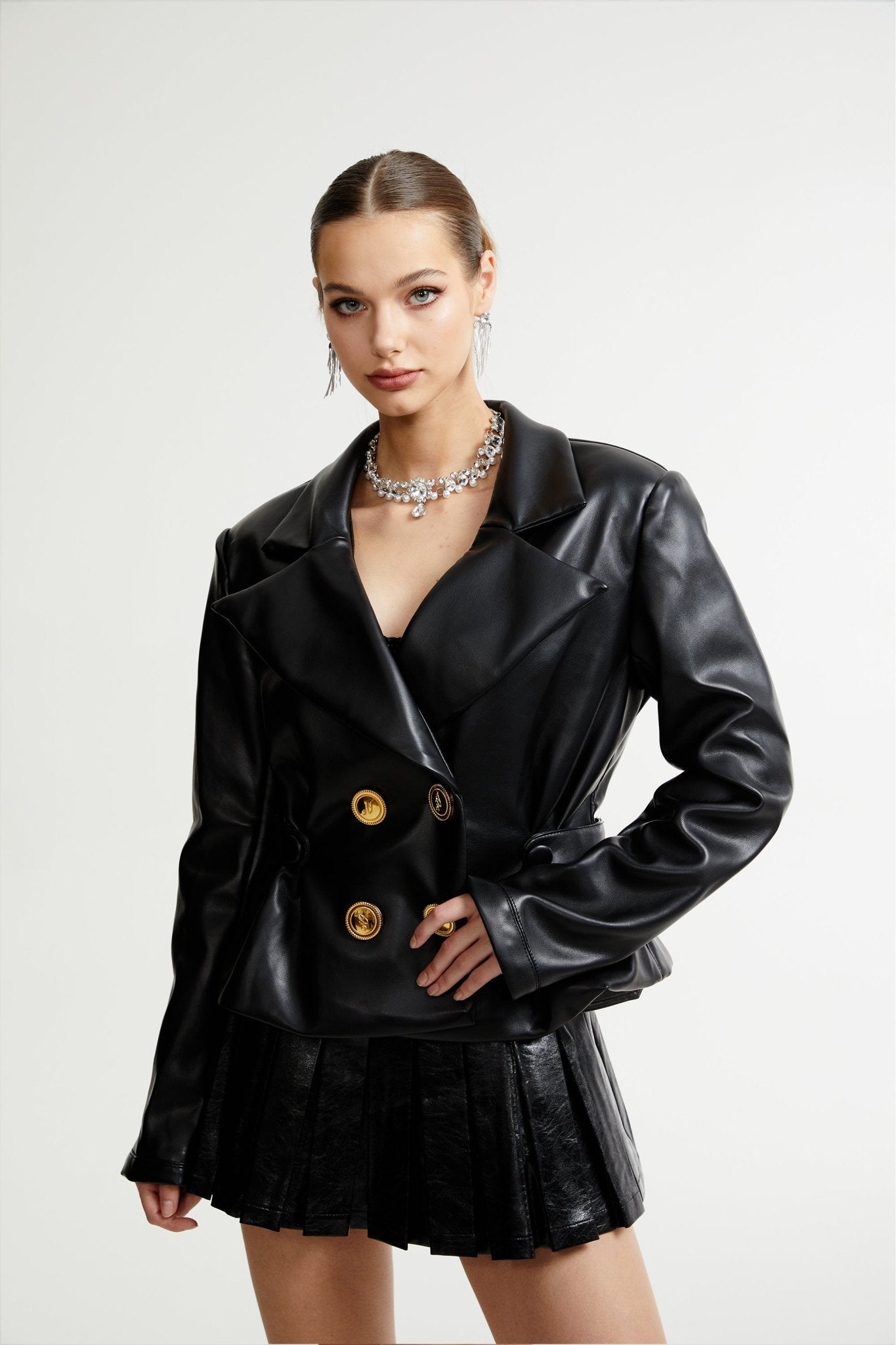 Calista leather top - Miss Rosier - Women's Online Boutique