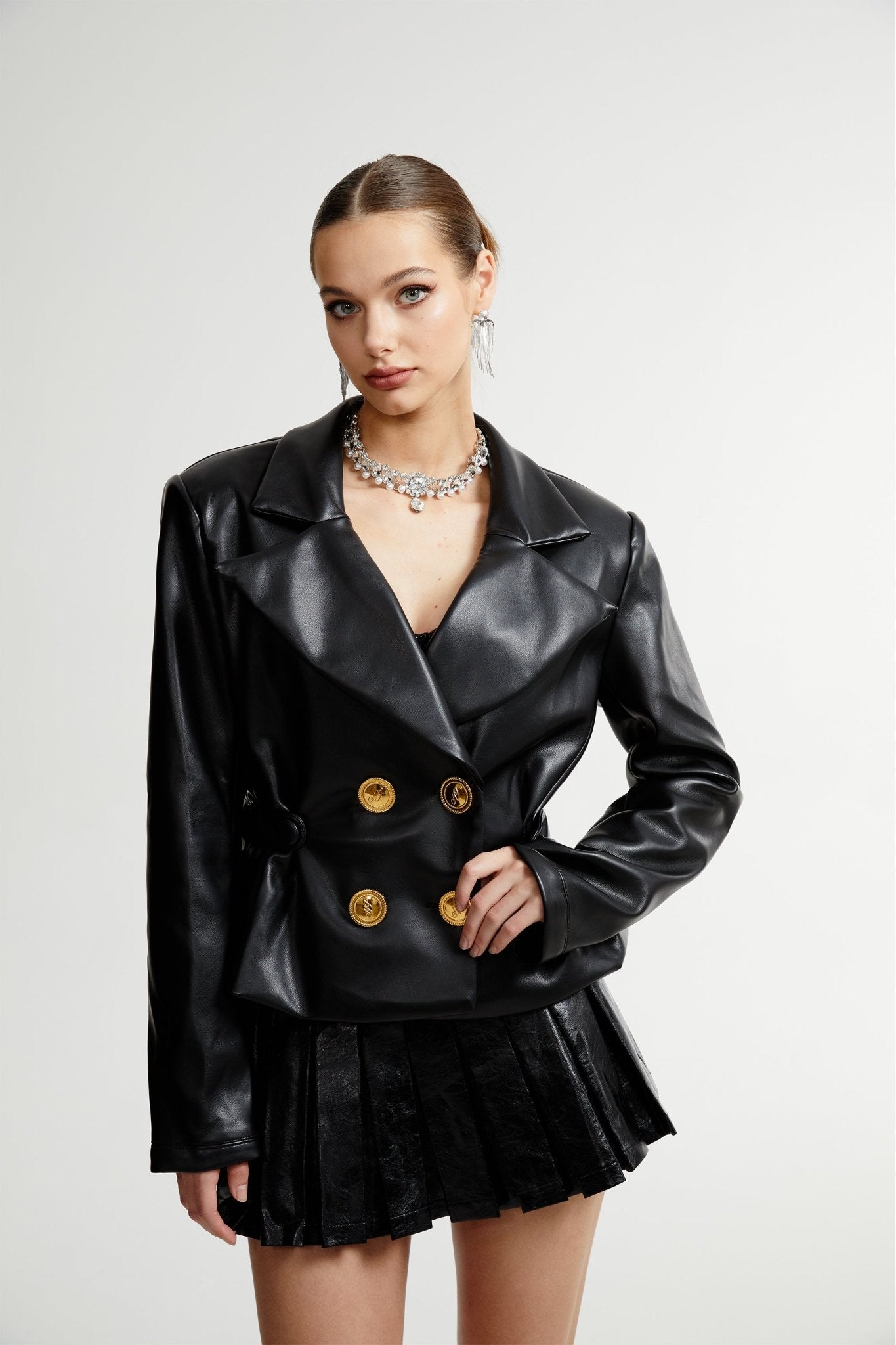 Calista leather top - Miss Rosier - Women's Online Boutique