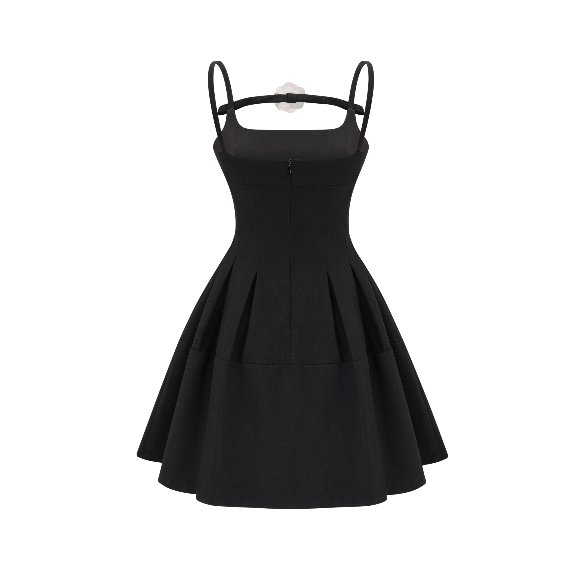 Camellia pleated black mini dress - Miss Rosier - Women's Online Boutique