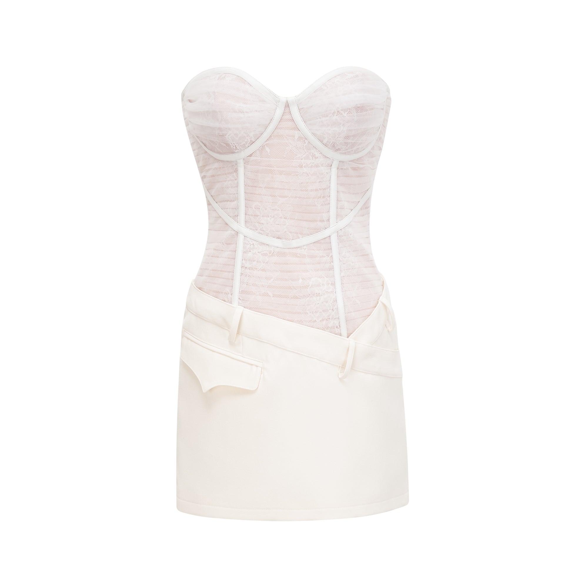 Cerys white mesh dress - Miss Rosier - Women's Online Boutique