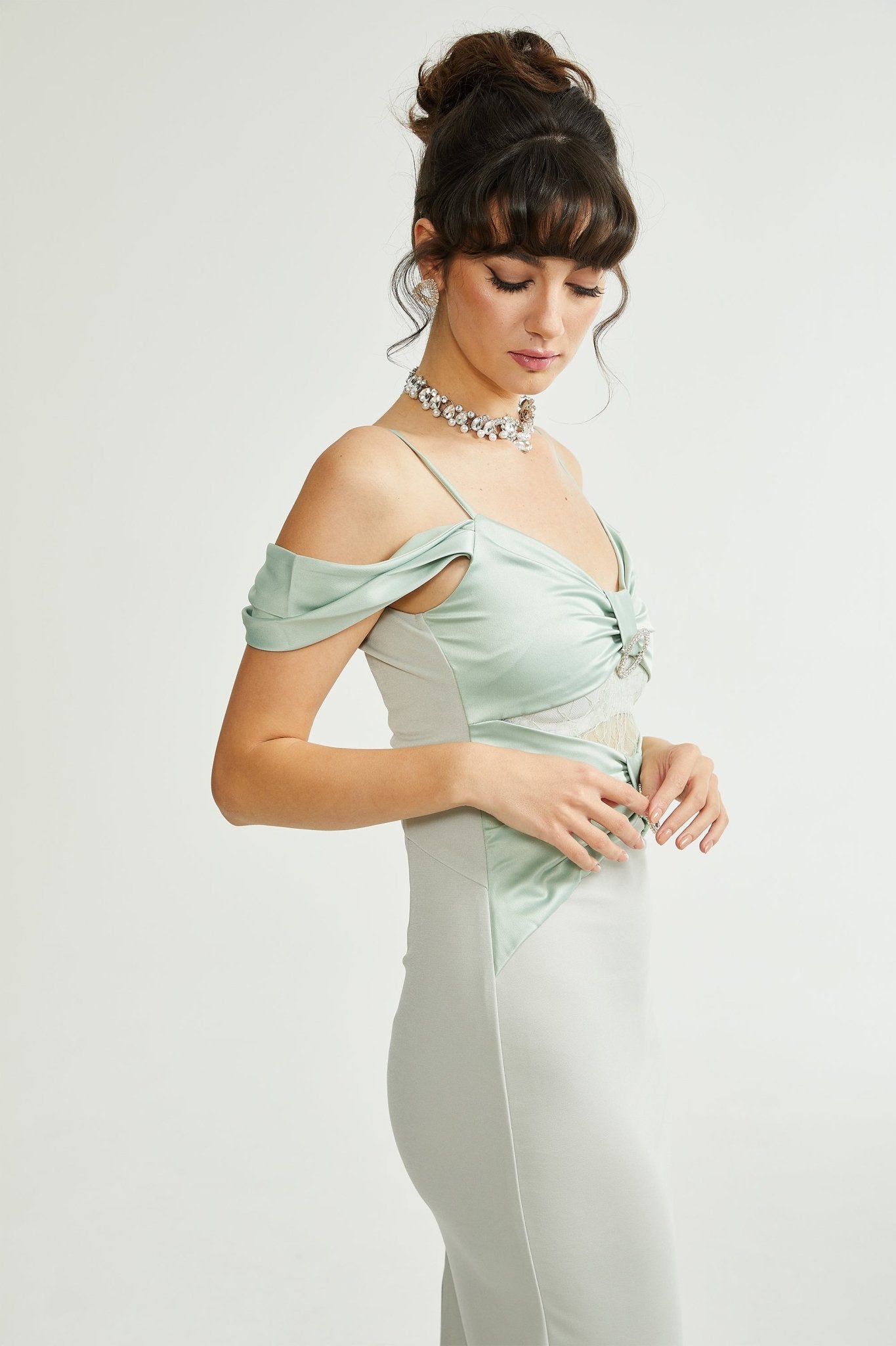 Charline green midi dress - Miss Rosier - Women's Online Boutique