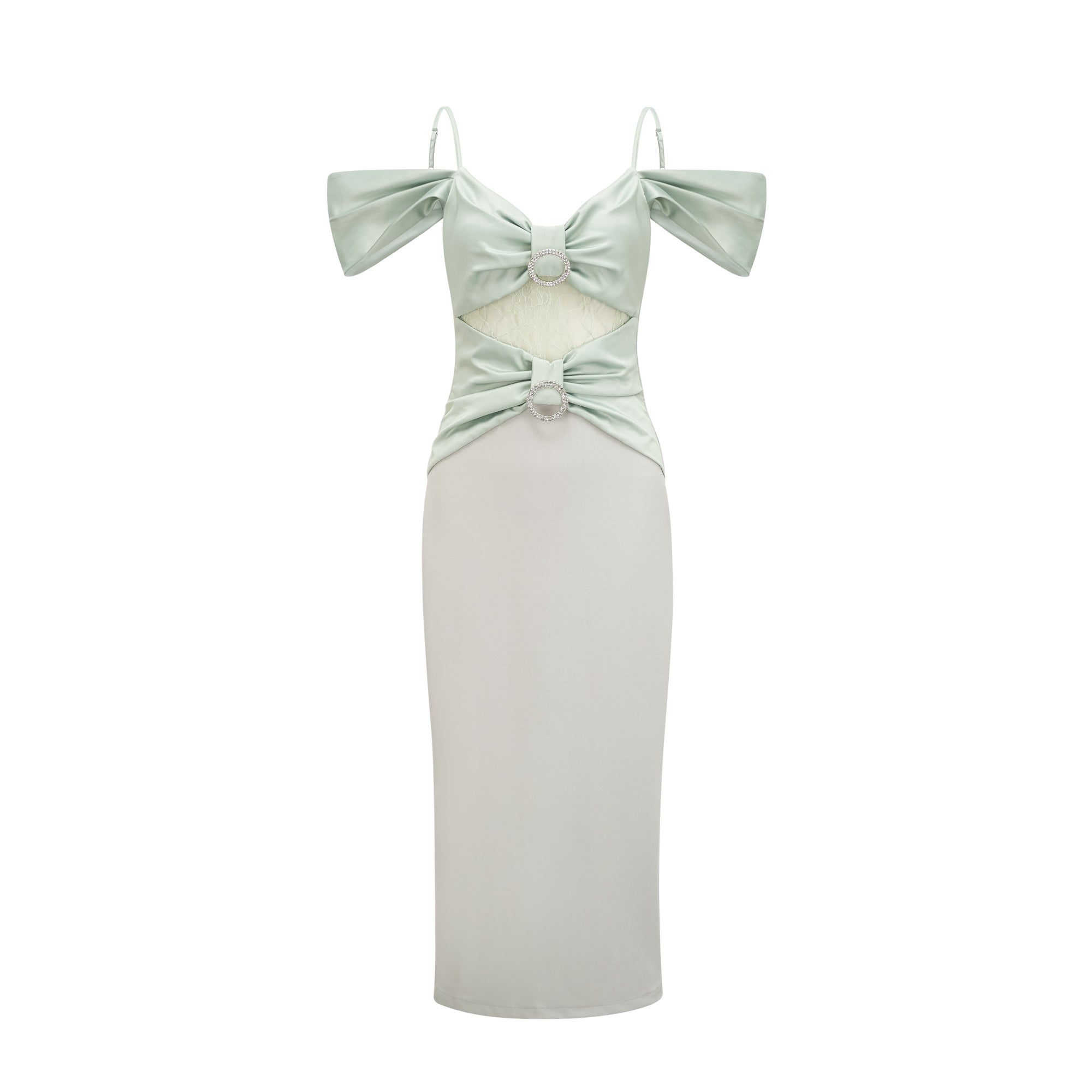 Charline green midi dress - Miss Rosier - Women's Online Boutique