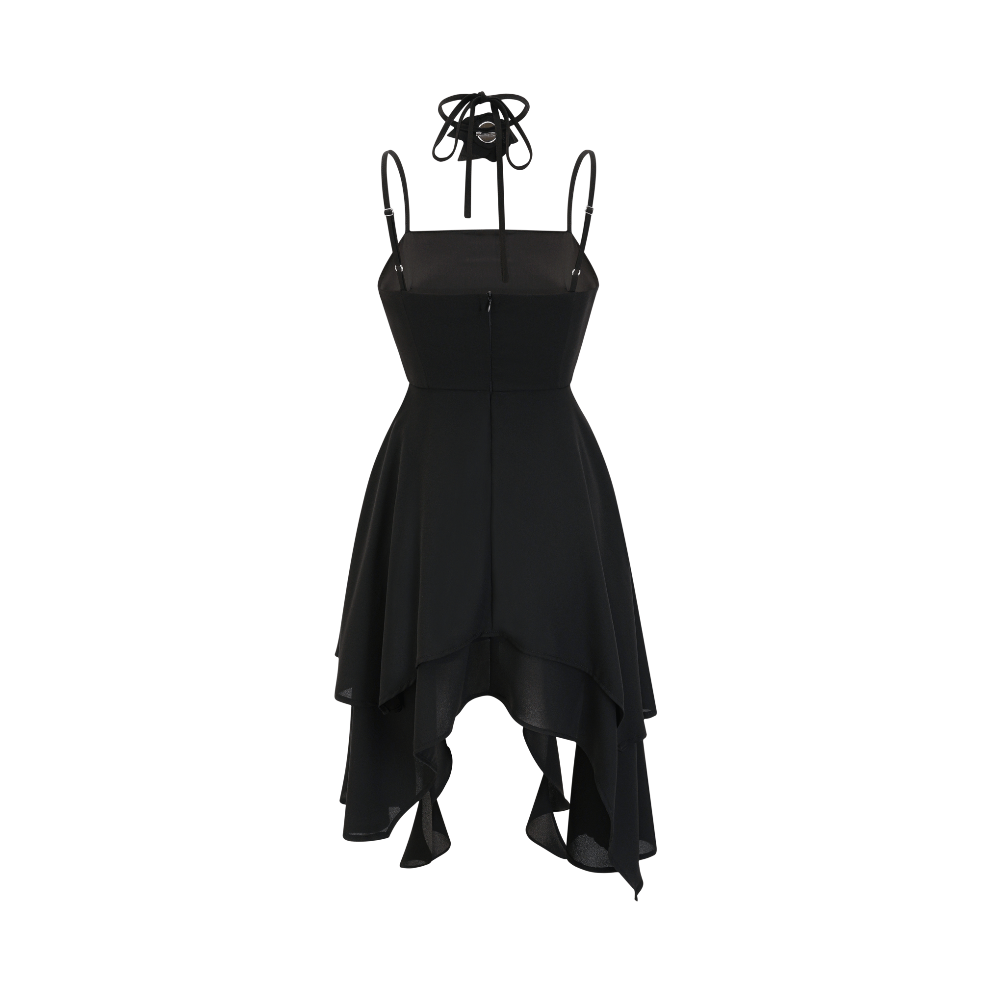 Chenelle flower black mini dress - Miss Rosier - Women's Online Boutique