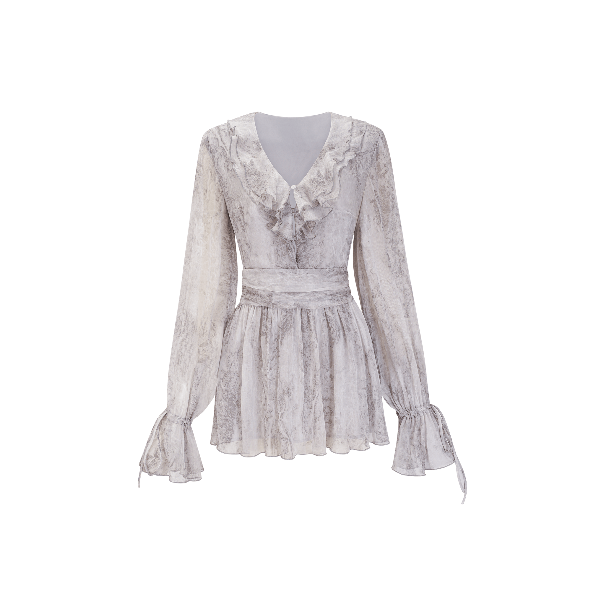 Cherilyn tie-dye floral mini dress - Miss Rosier - Women's Online Boutique