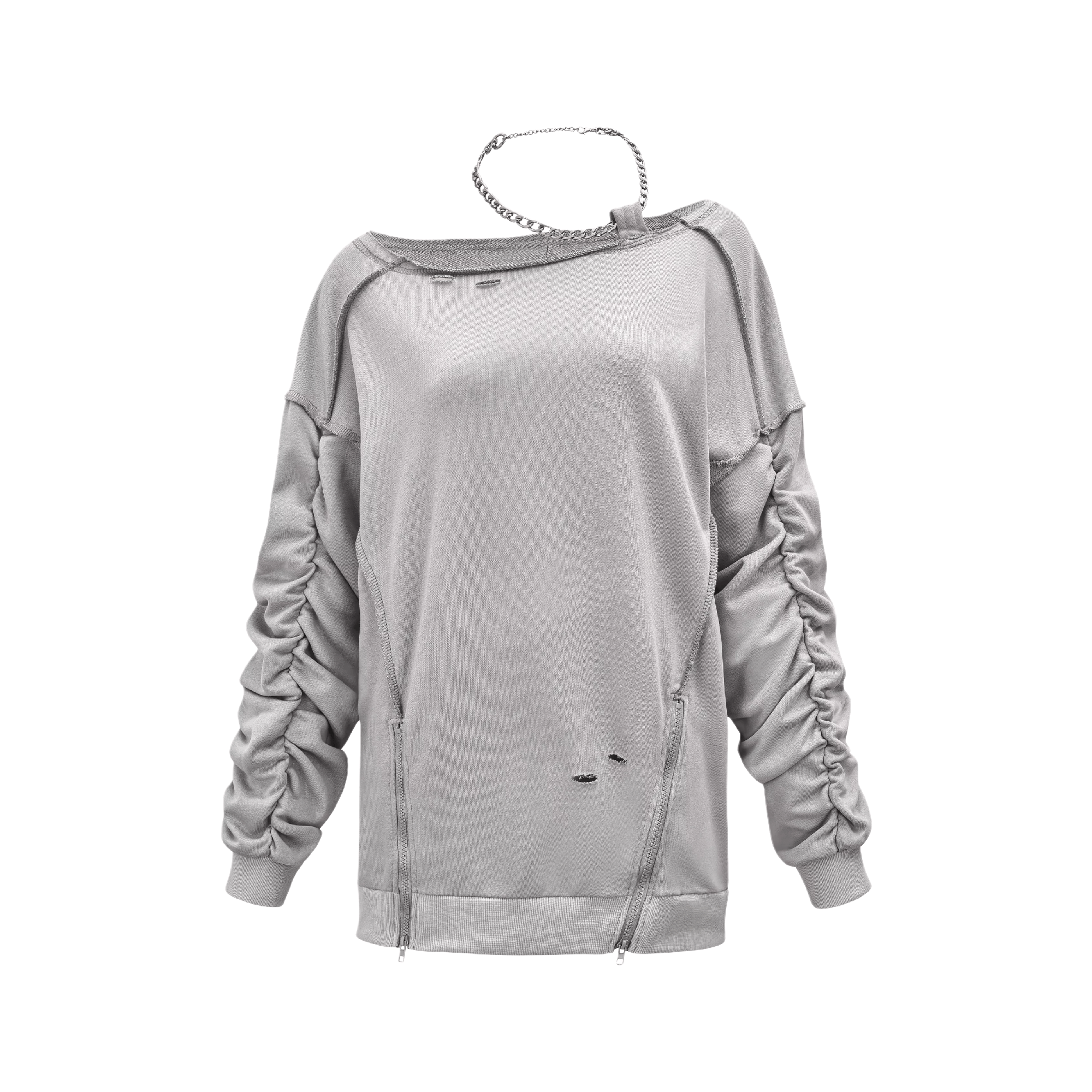 Citizen Kane-chain-detail oversized sweatshirt - itsy, it‘z different