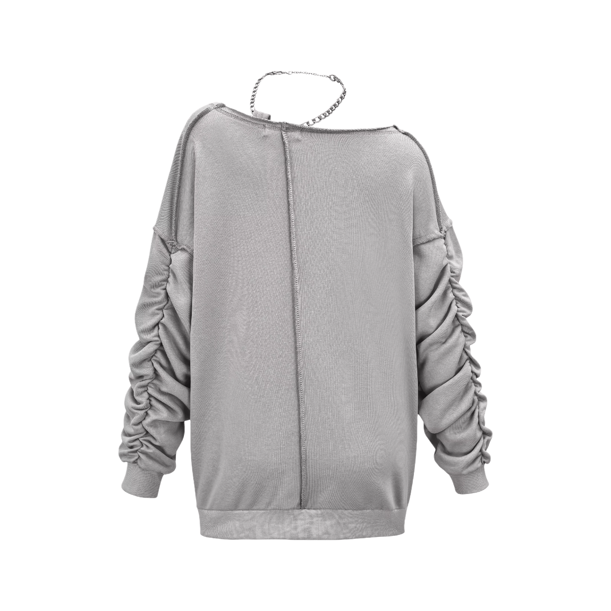 Citizen Kane-chain-detail oversized sweatshirt - itsy, it‘z different