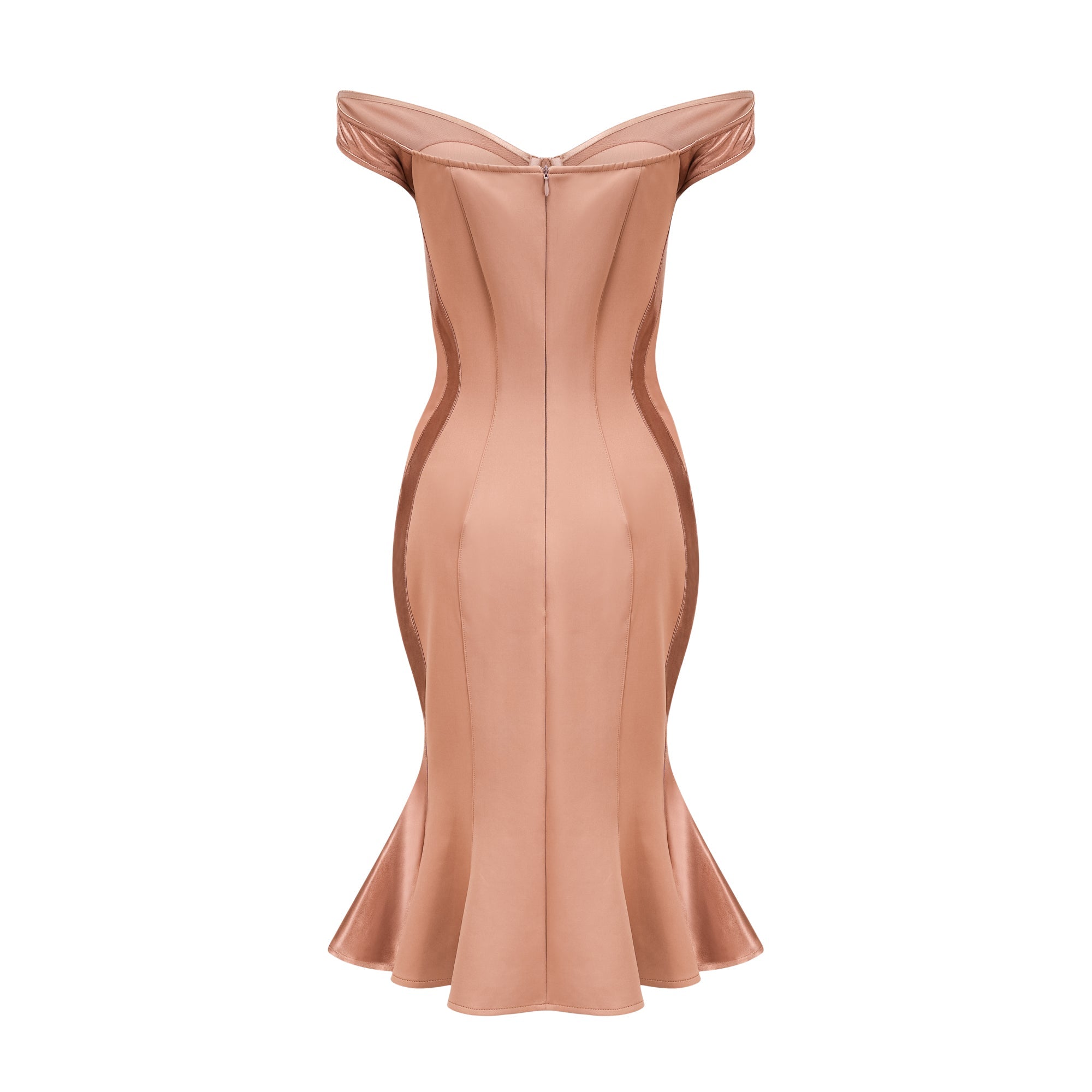 Clémence bustier-style fitted midi dress - Miss Rosier - Women's Online Boutique