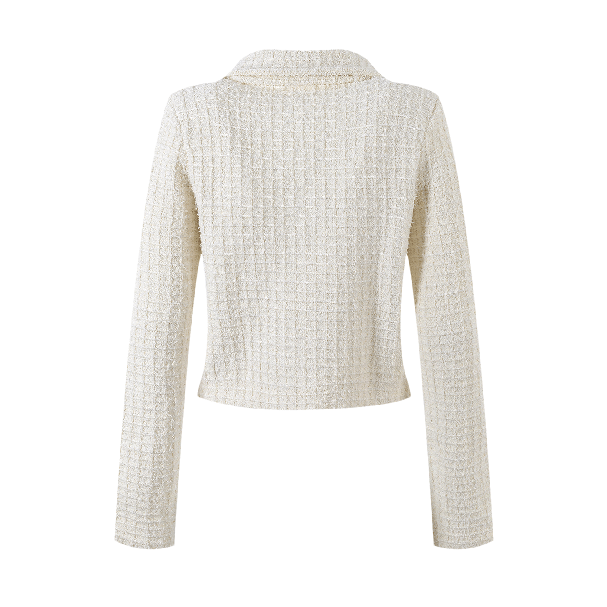 Colette white waffle-knit jacket & skirt matching set - Miss Rosier - Women's Online Boutique