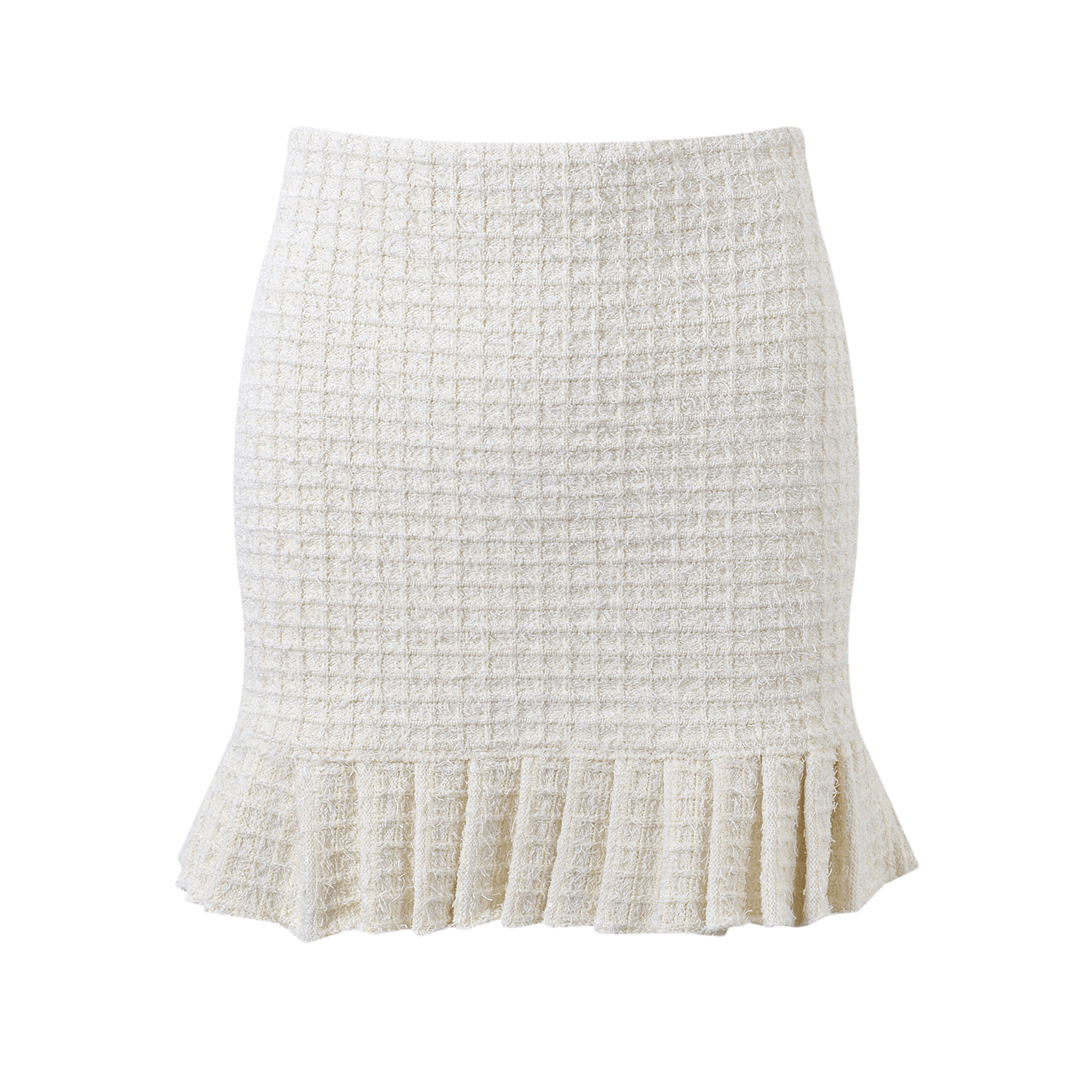 Colette white waffle-knit jacket & skirt matching set - Miss Rosier - Women's Online Boutique