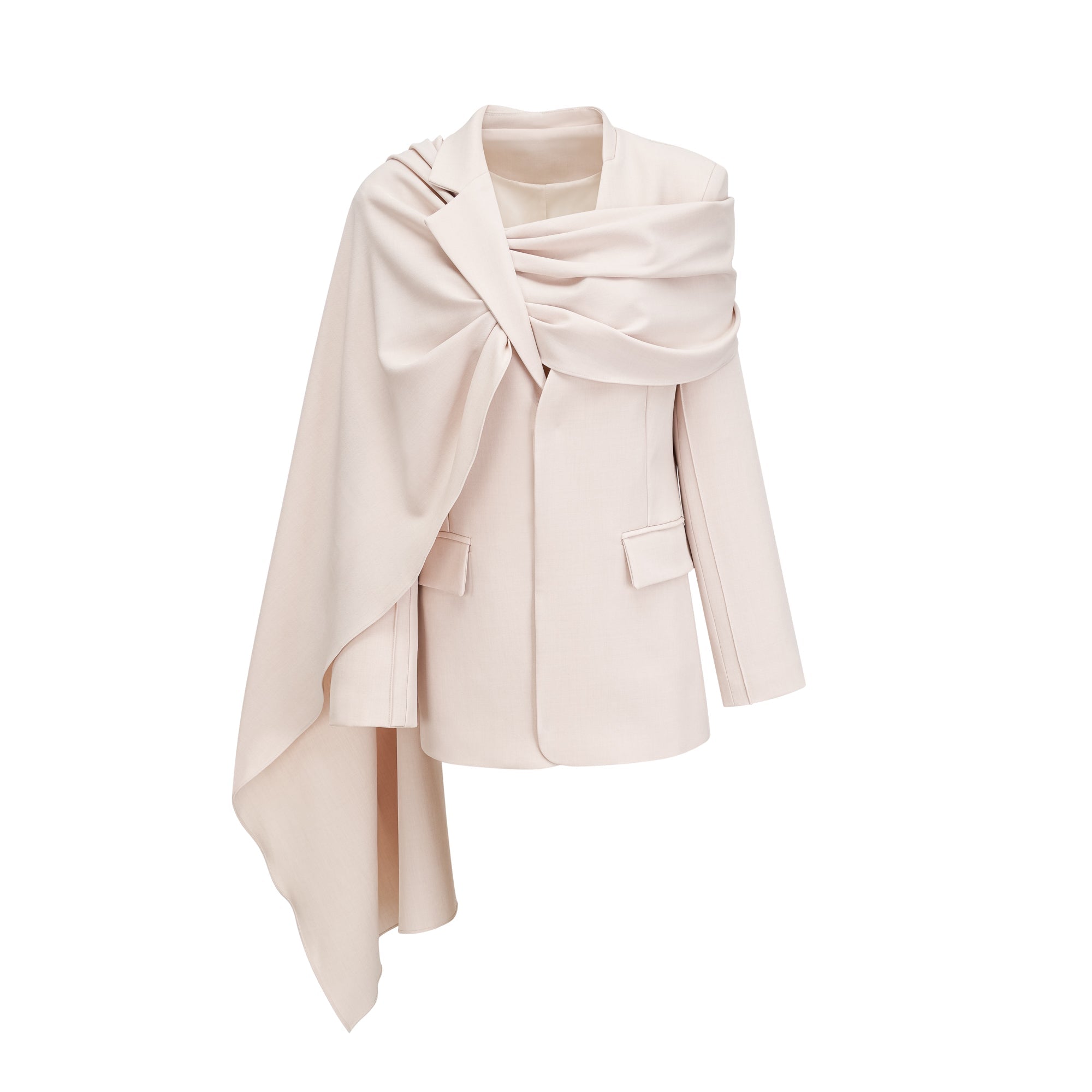 Coralie scarf-embellished jacket - Miss Rosier - Women's Online Boutique