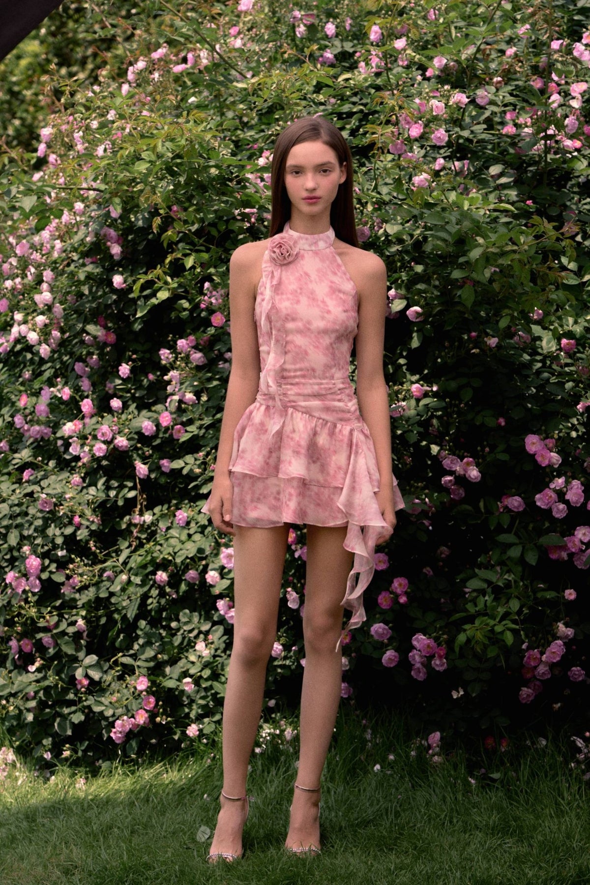 Cressida Floral Jacquard Mini Dress Floral Mini Forema main image 1