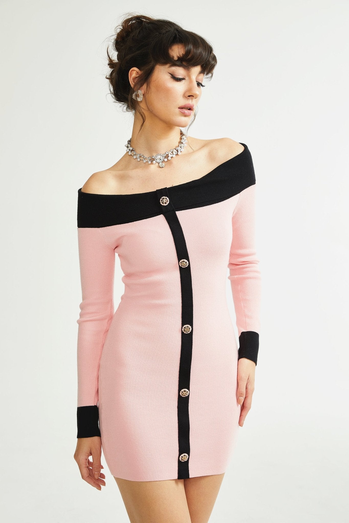 Delphine pink mini dress - Miss Rosier - Women's Online Boutique