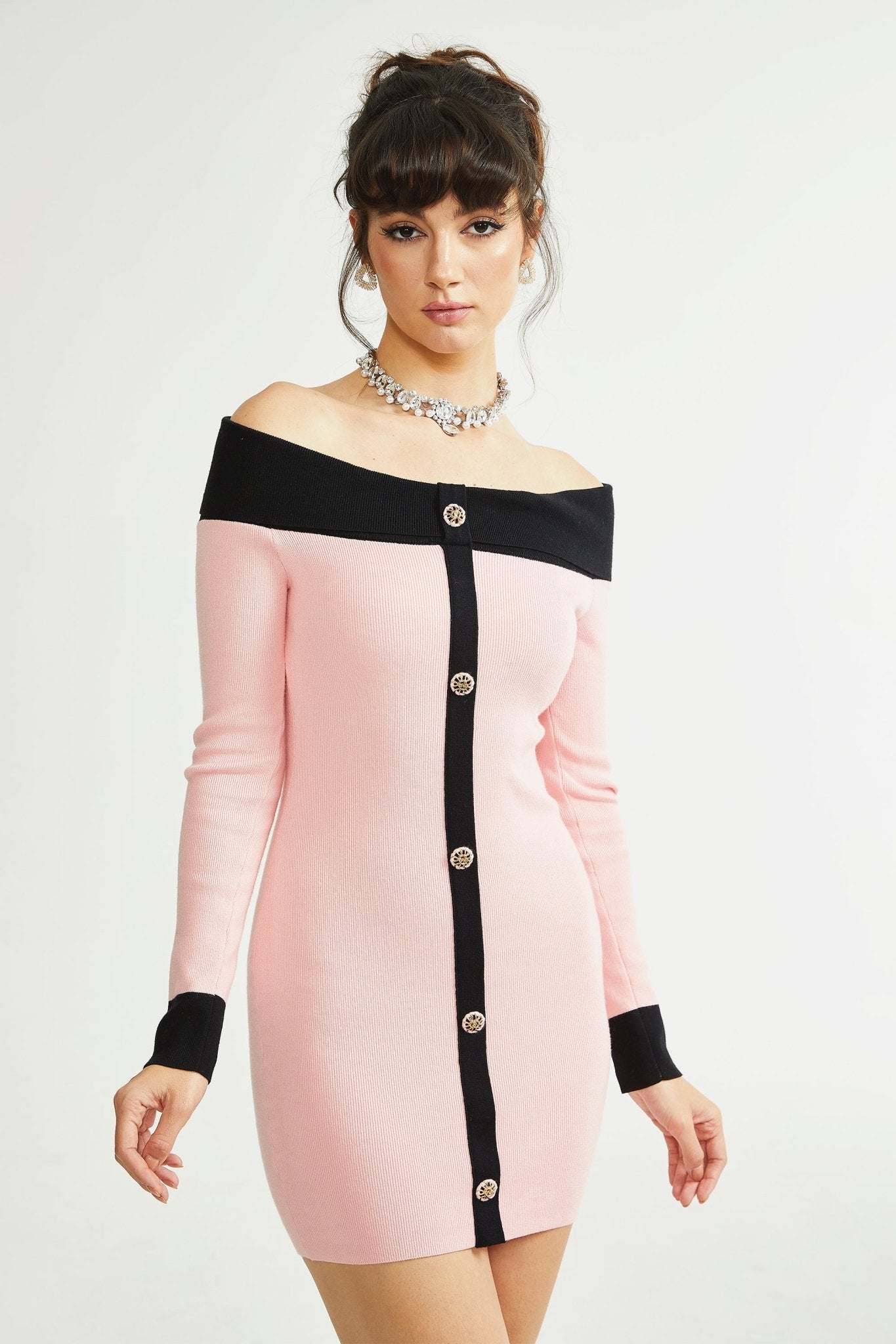 Delphine pink mini dress - Miss Rosier - Women's Online Boutique