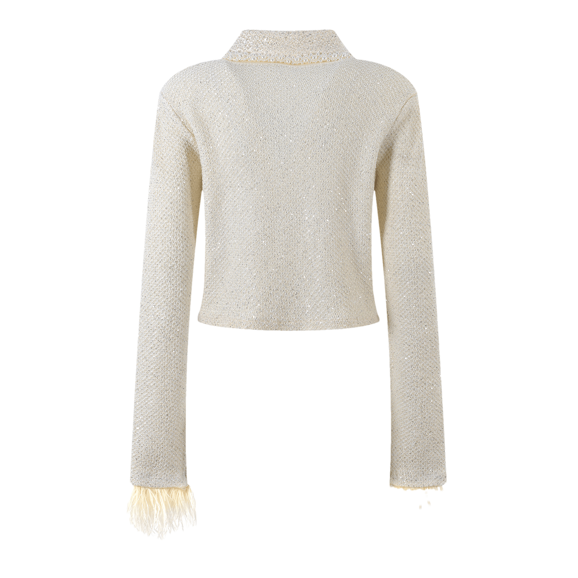 Eléonore white cropped jacket - Miss Rosier - Women's Online Boutique