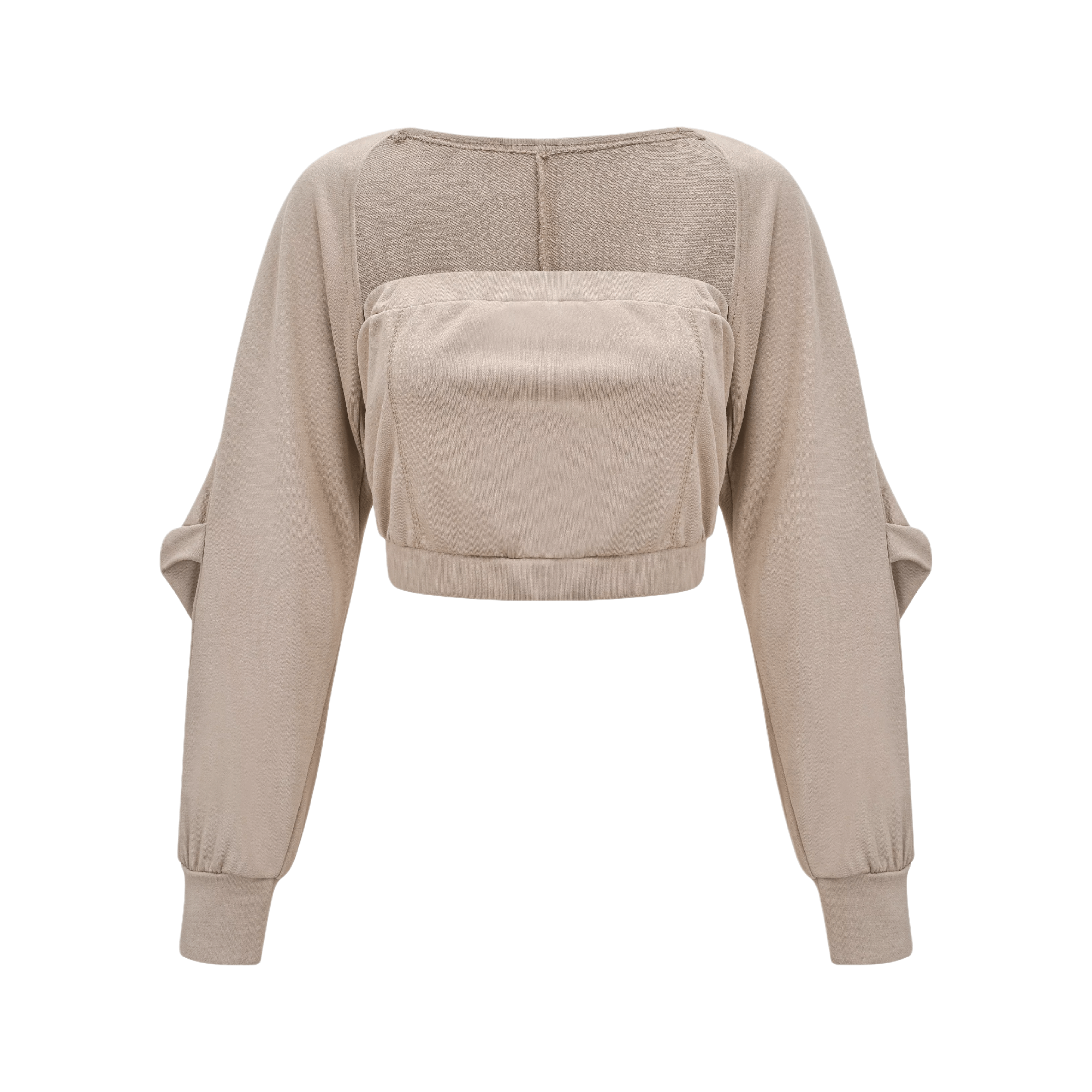 Eleven-cropped performance sweatshirt - itsy, it‘z different