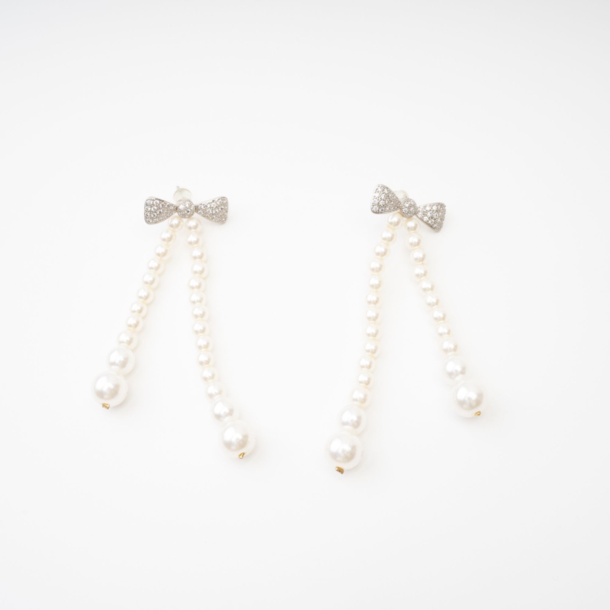 Élodie pearl-embellished stud earrings - Miss Rosier - Women's Online Boutique