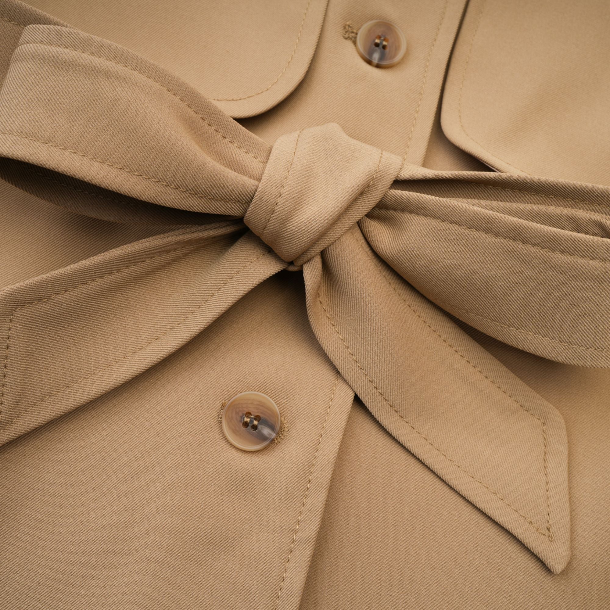 Émilie brown single-breasted trench coat - Miss Rosier - Women's Online Boutique