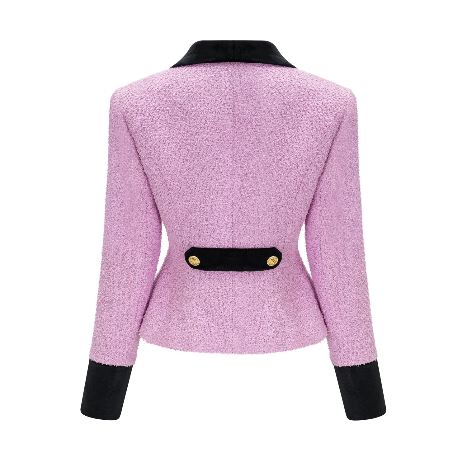 Two-Piece Set with Blazer and Mini Skirt - Black