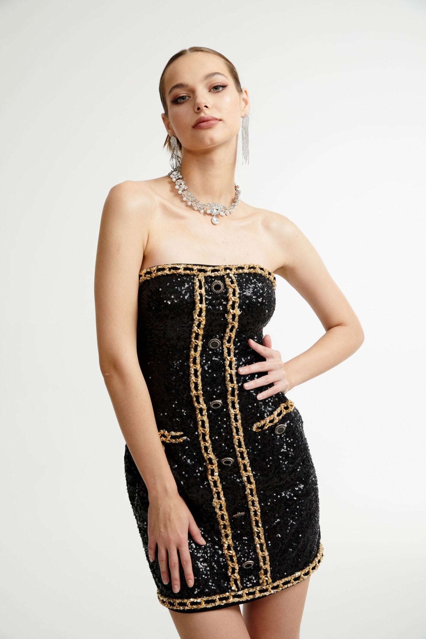 Eulalia embellished dress - Miss Rosier - Women's Online Boutique