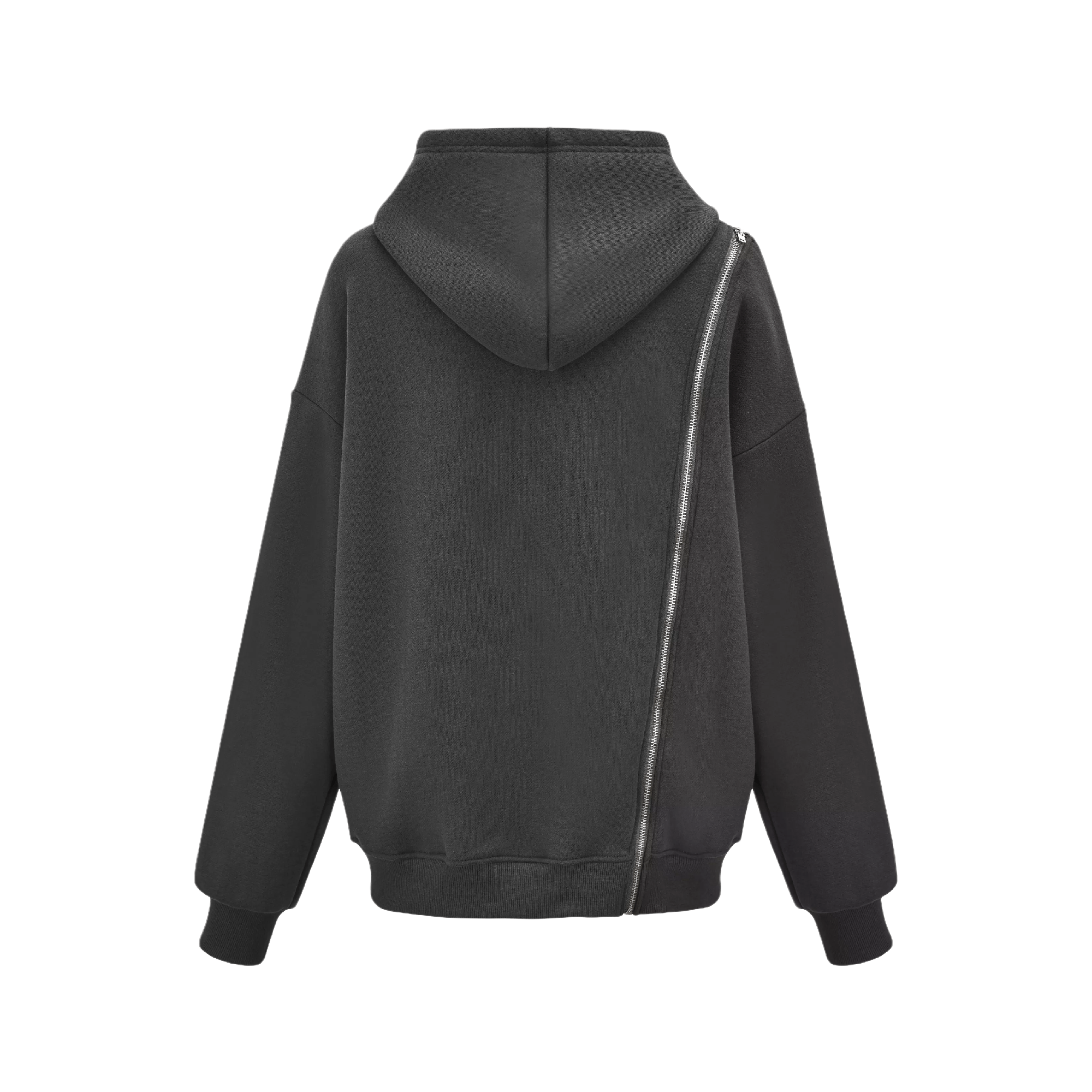 Forever Young-zip detail hoodie - itsy, it‘z different