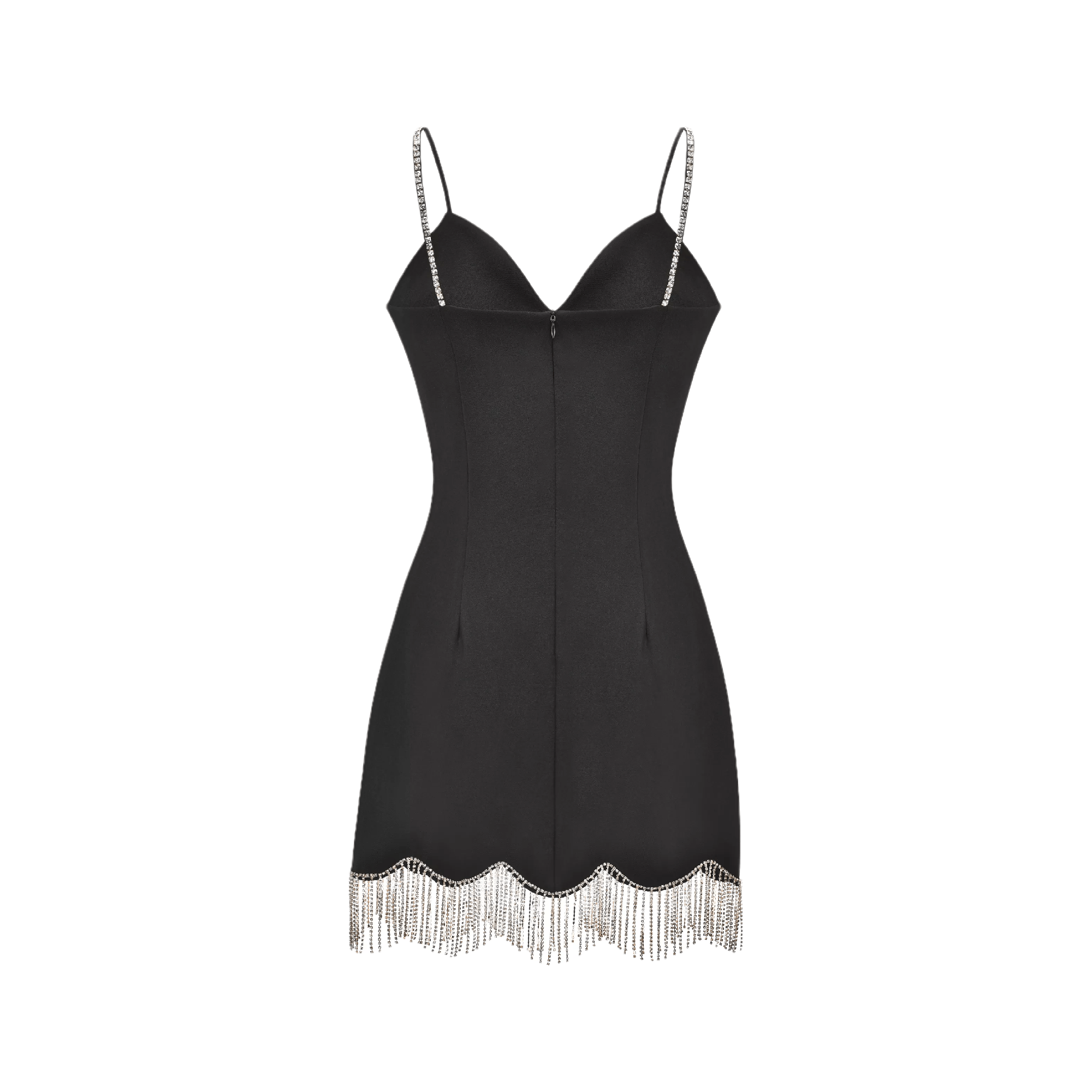 Fury Road-crystal embellished black mini dress - itsy, it‘z different