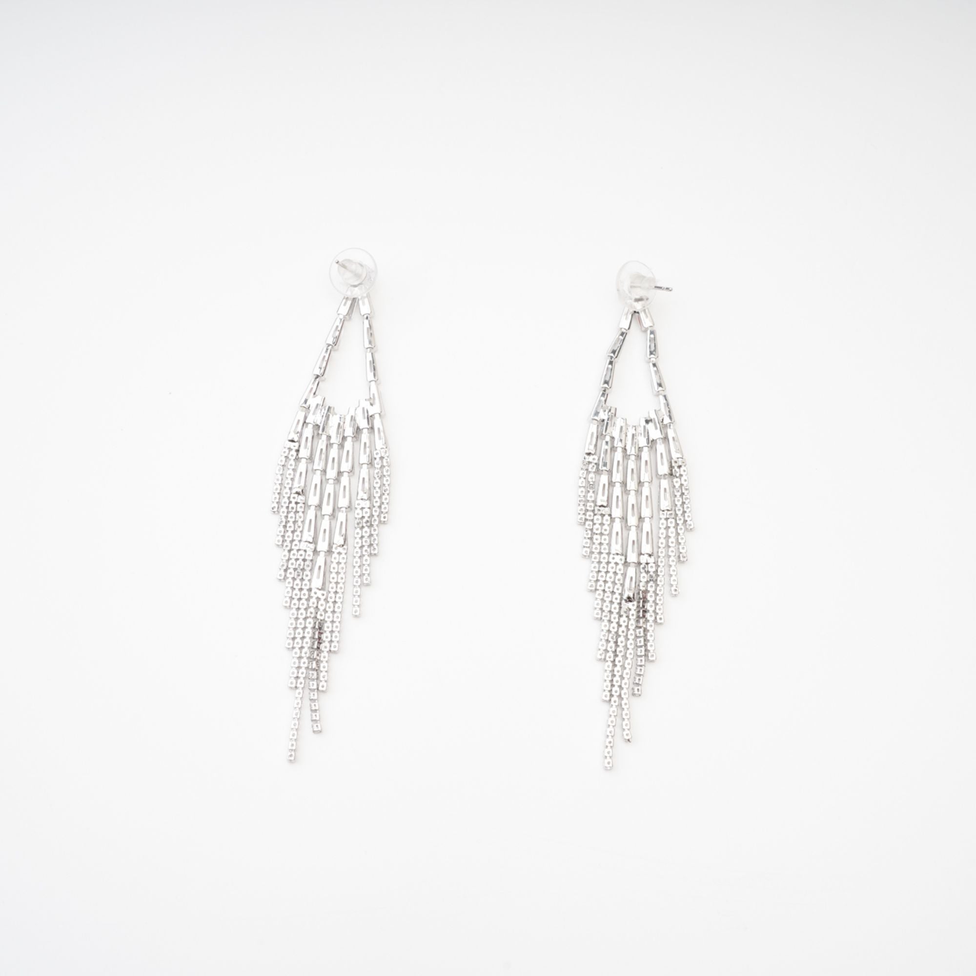 Isabelle crystal-embellished drop earrings - Miss Rosier - Women's Online Boutique