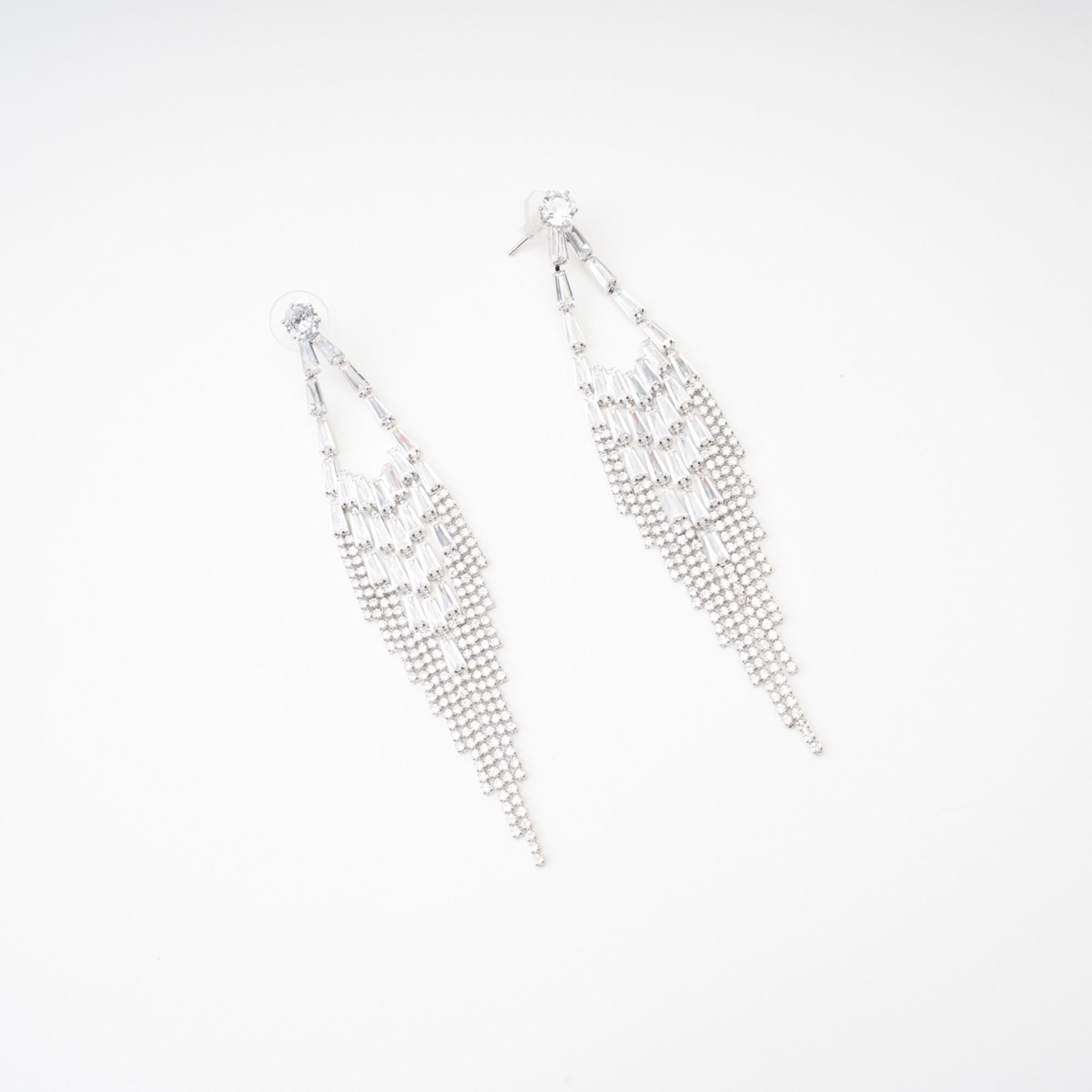 Isabelle crystal-embellished drop earrings - Miss Rosier - Women's Online Boutique