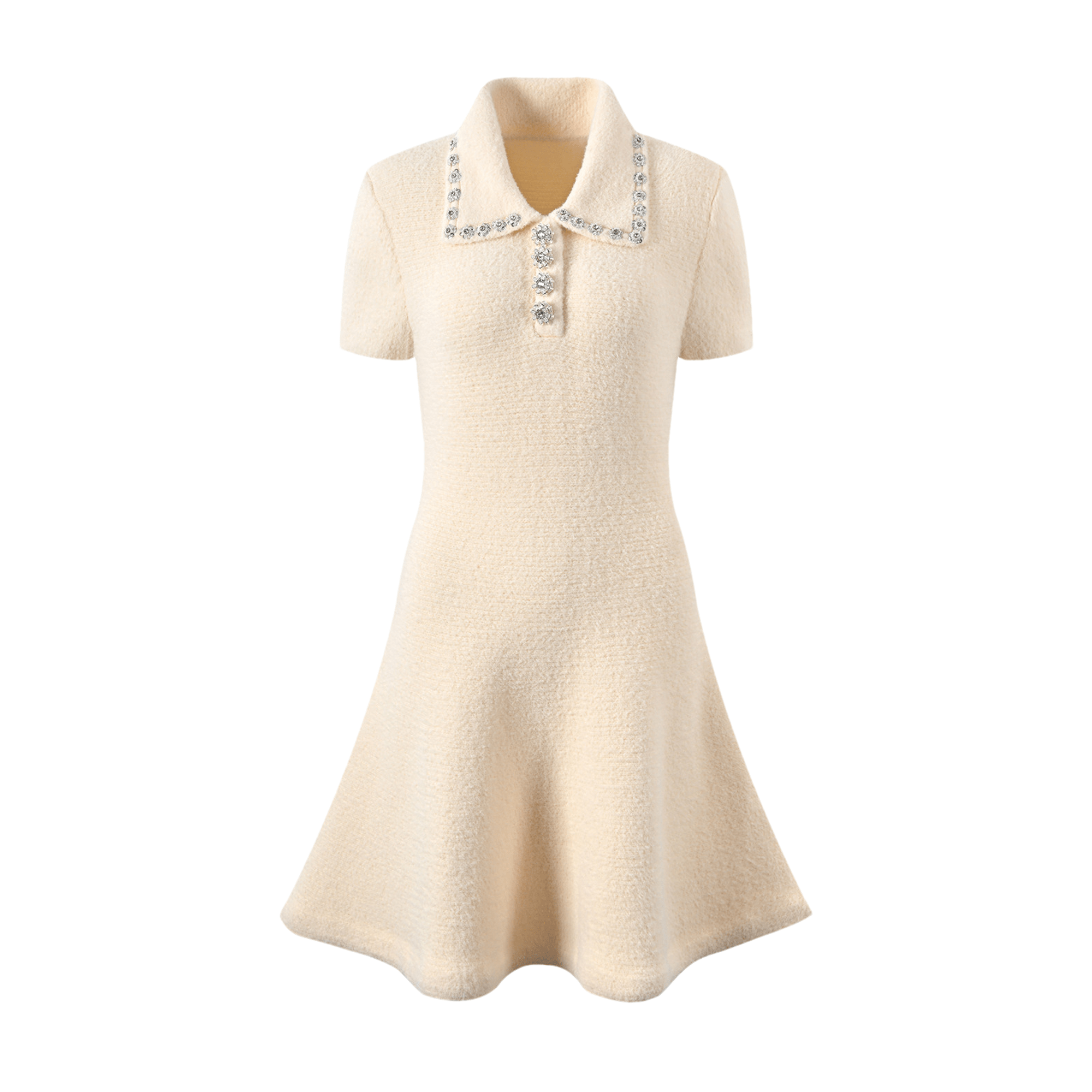 Iseult neutrals mini dress - Miss Rosier - Women's Online Boutique