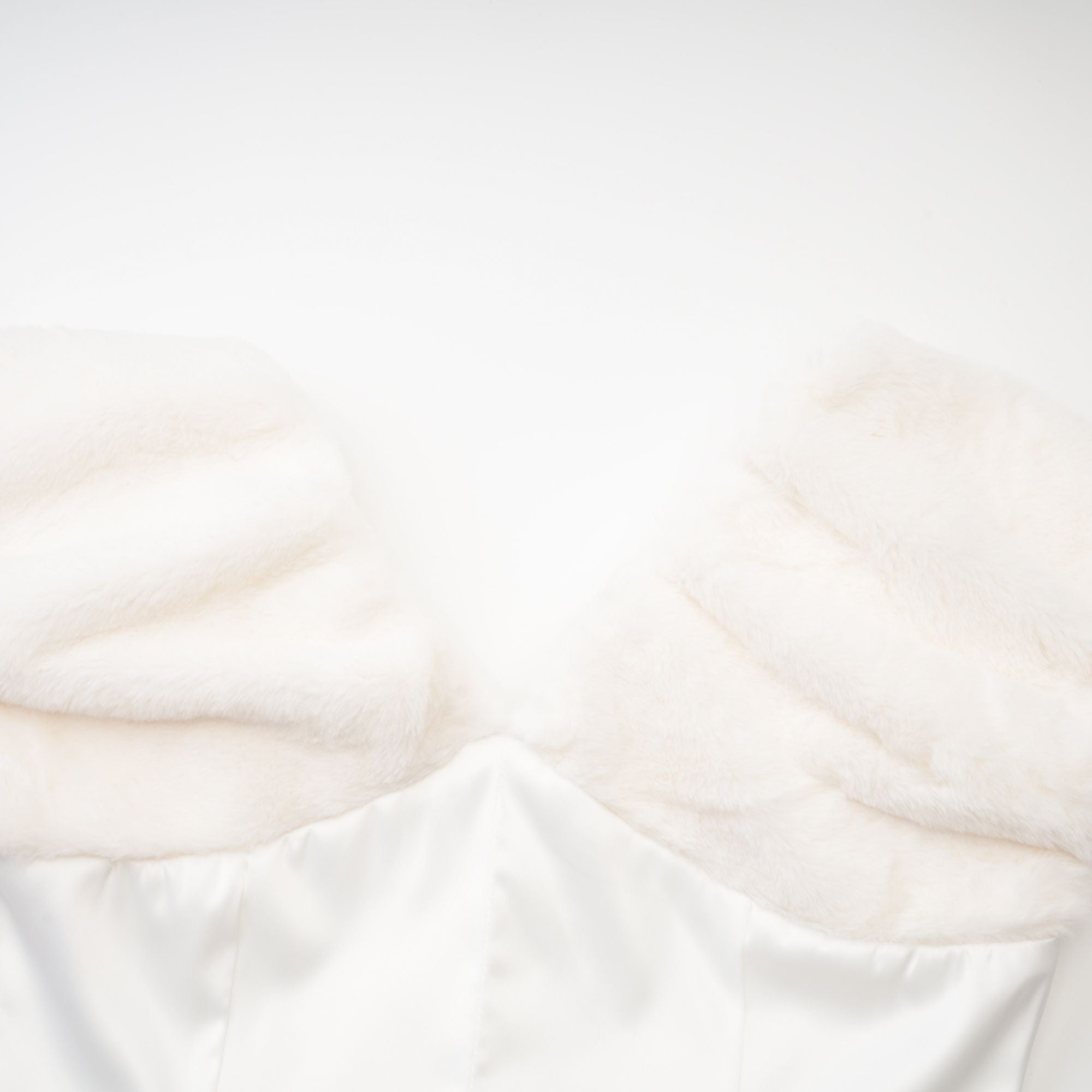 Kahena white faux-fur dress - Miss Rosier - Women's Online Boutique