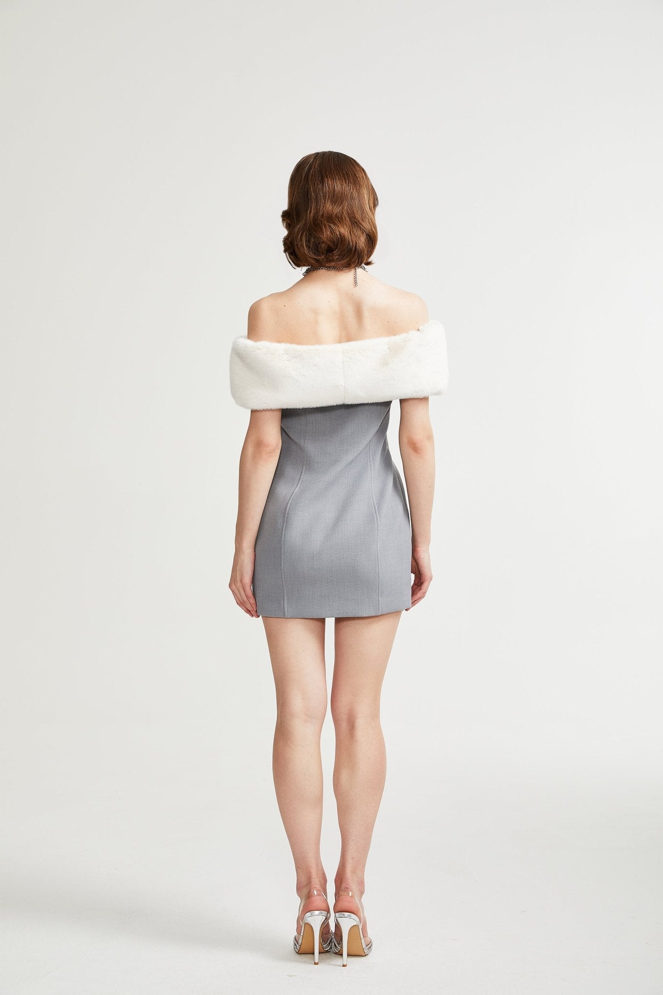 Lina fur dress - Miss Rosier - Women's Online Boutique