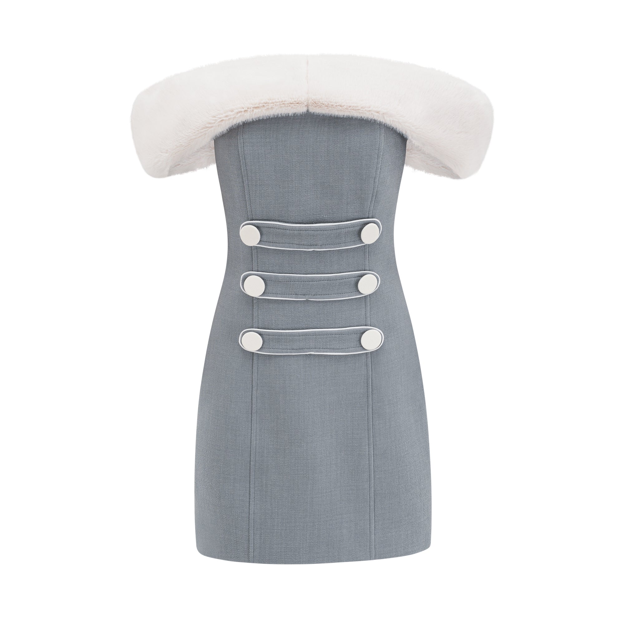 Lina fur dress - Miss Rosier - Women's Online Boutique