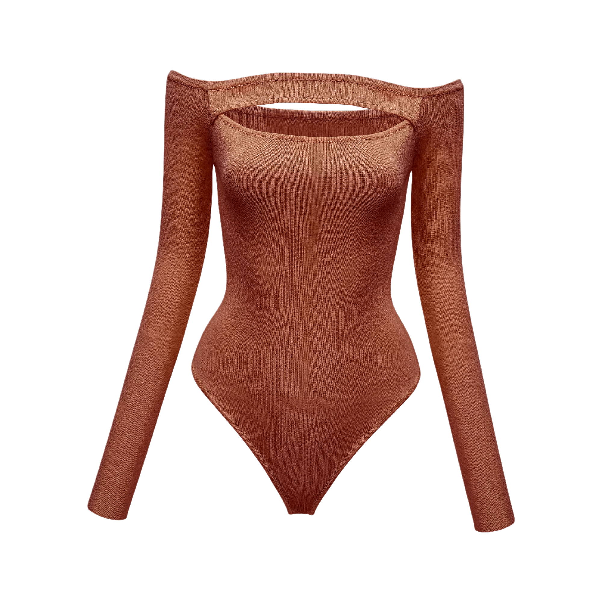 LOCO-off-shoulder cut-out bodysuit - itsy, it‘z different