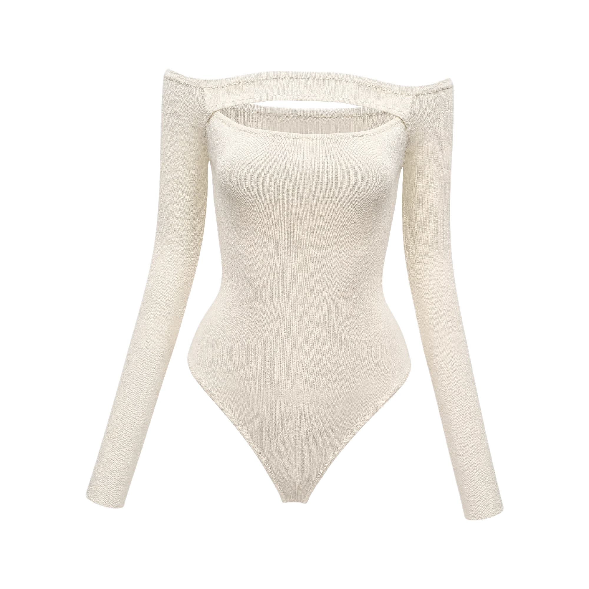 LOCO-off-shoulder cut-out bodysuit - itsy, it‘z different