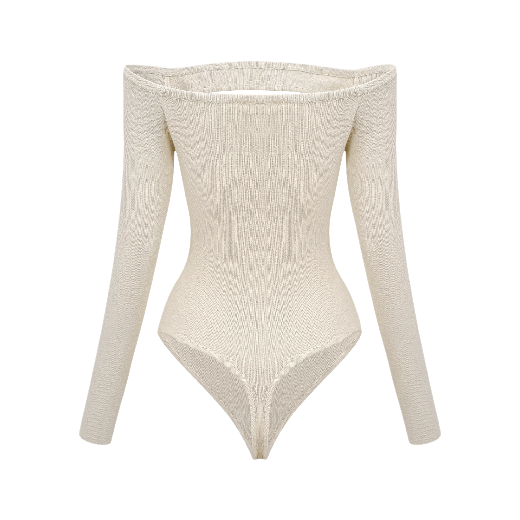 LOCO-off-shoulder cut-out bodysuit - itsy, it‘z different