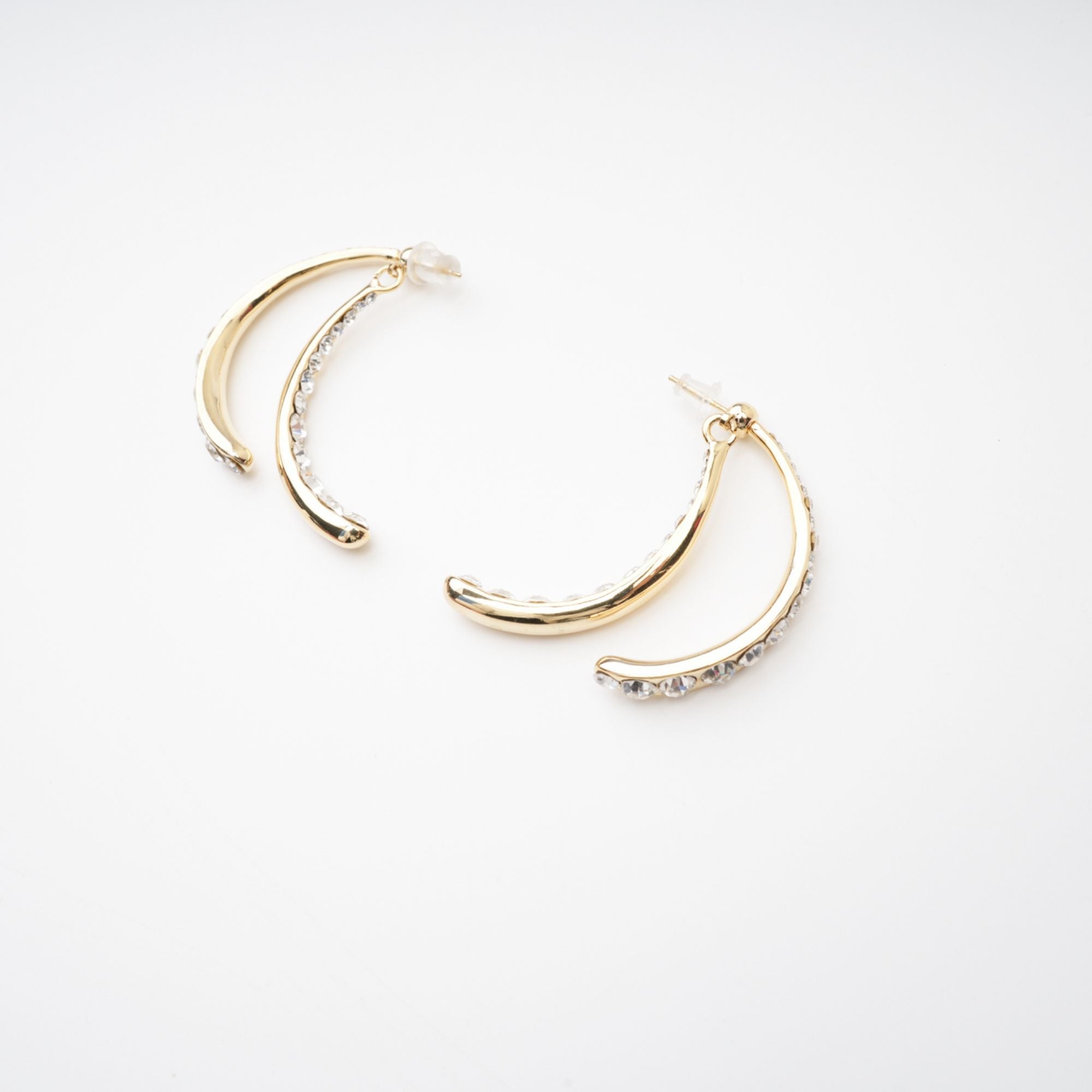 Mathilde embellished curve-edge earrings - Miss Rosier - Women's Online Boutique